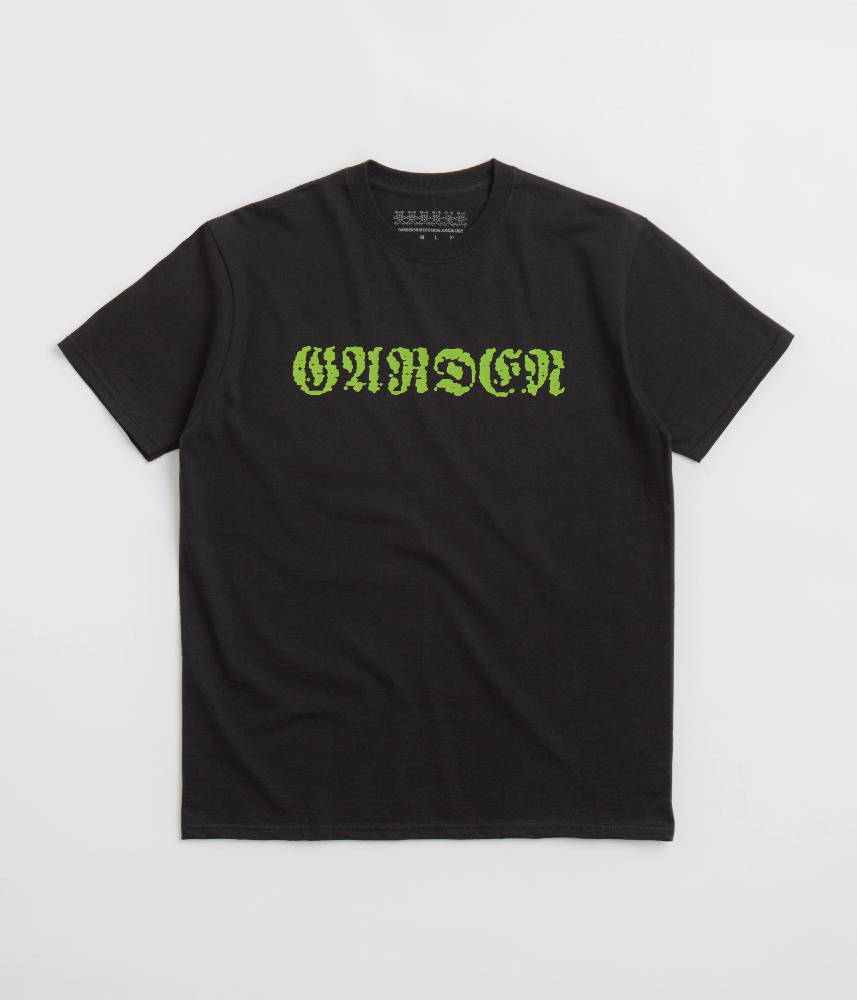Garden Mirage T-Shirt - Black / Green Retro