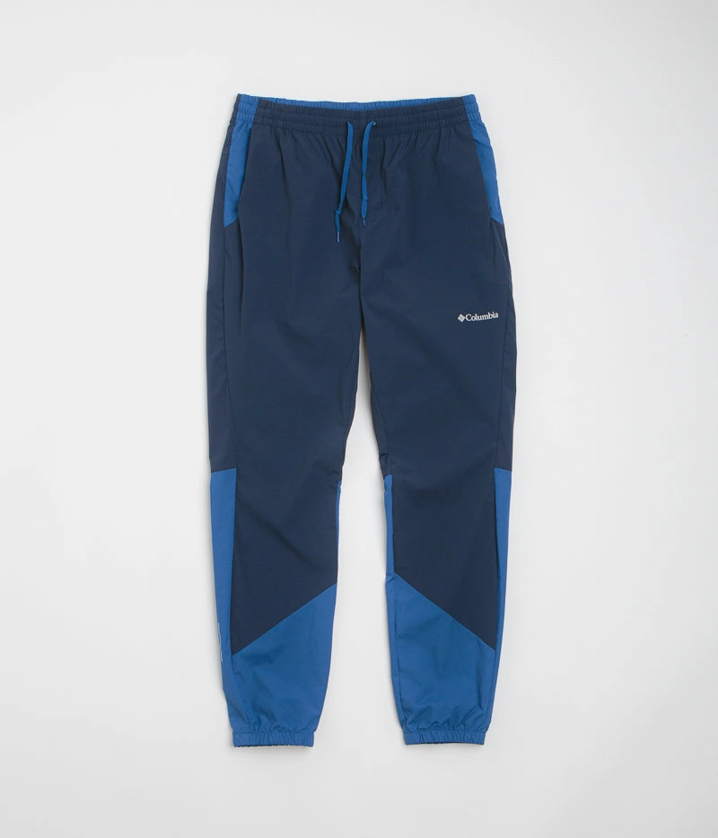 premium fabric Anti Snag Threading Columbia Tech Nylon Pants - Mountain Blue / Collegiate Navy