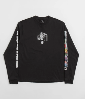 HUF x Kodak Inner Vision Long Sleeve T-Shirt - Black Travel Wear