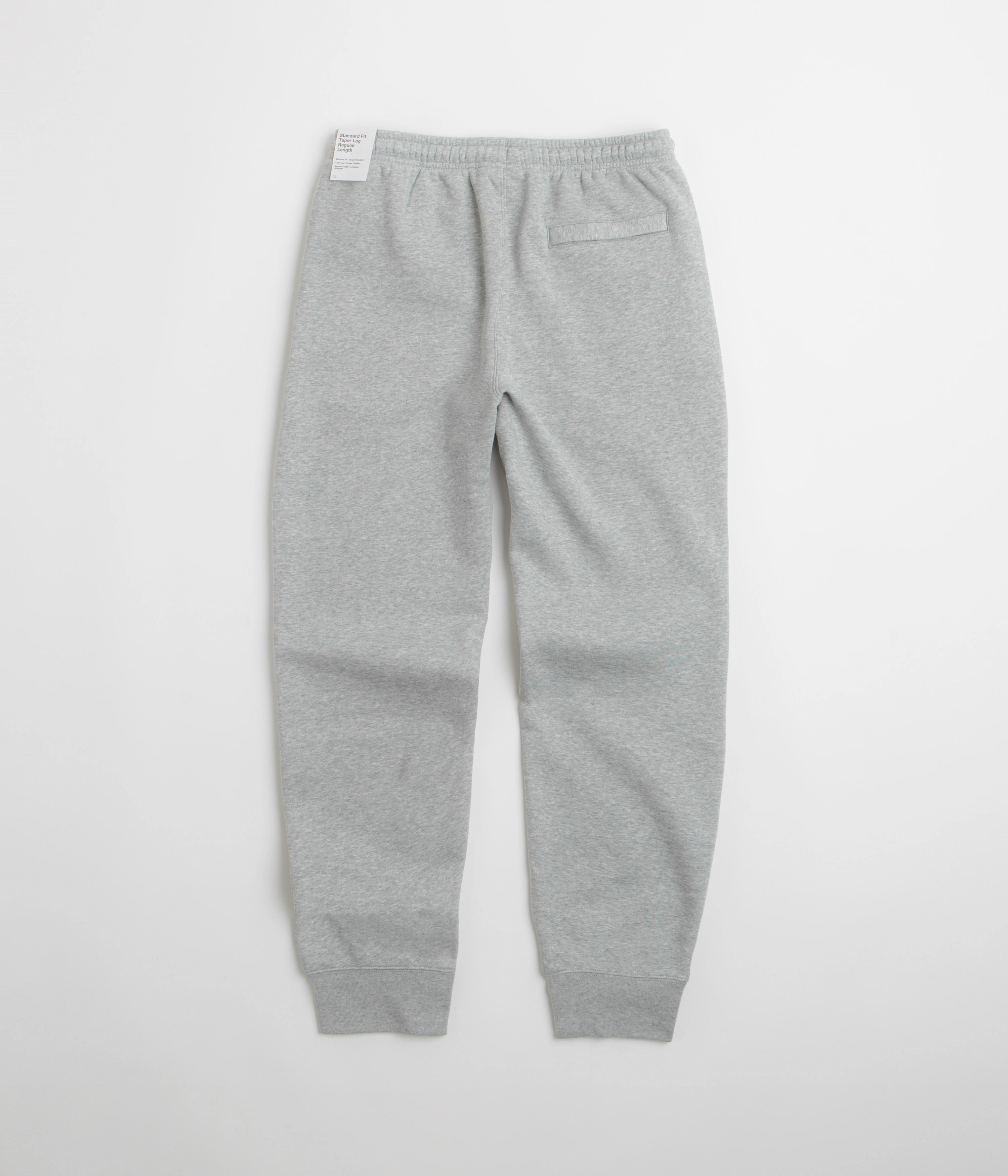 Nike Club Joggers - Dark Grey Heather / Light Smoke Grey / White Lightweight Layer Snug Fit
