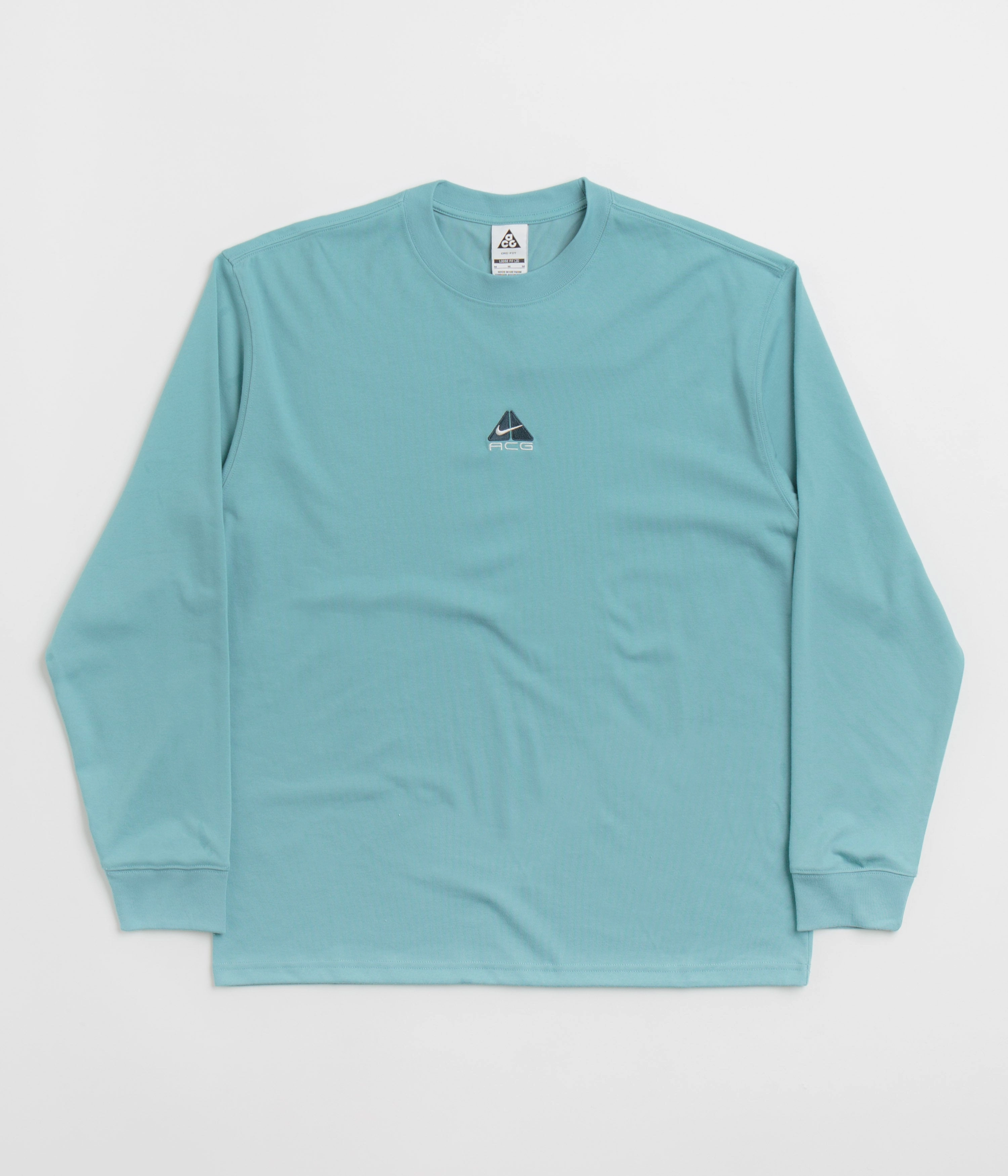 Nike ACG Lungs Long Sleeve T-Shirt - Denim Turquoise Odor-resistant