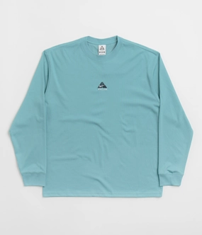 Nike ACG Lungs Long Sleeve T-Shirt - Denim Turquoise Stretchable Armholes