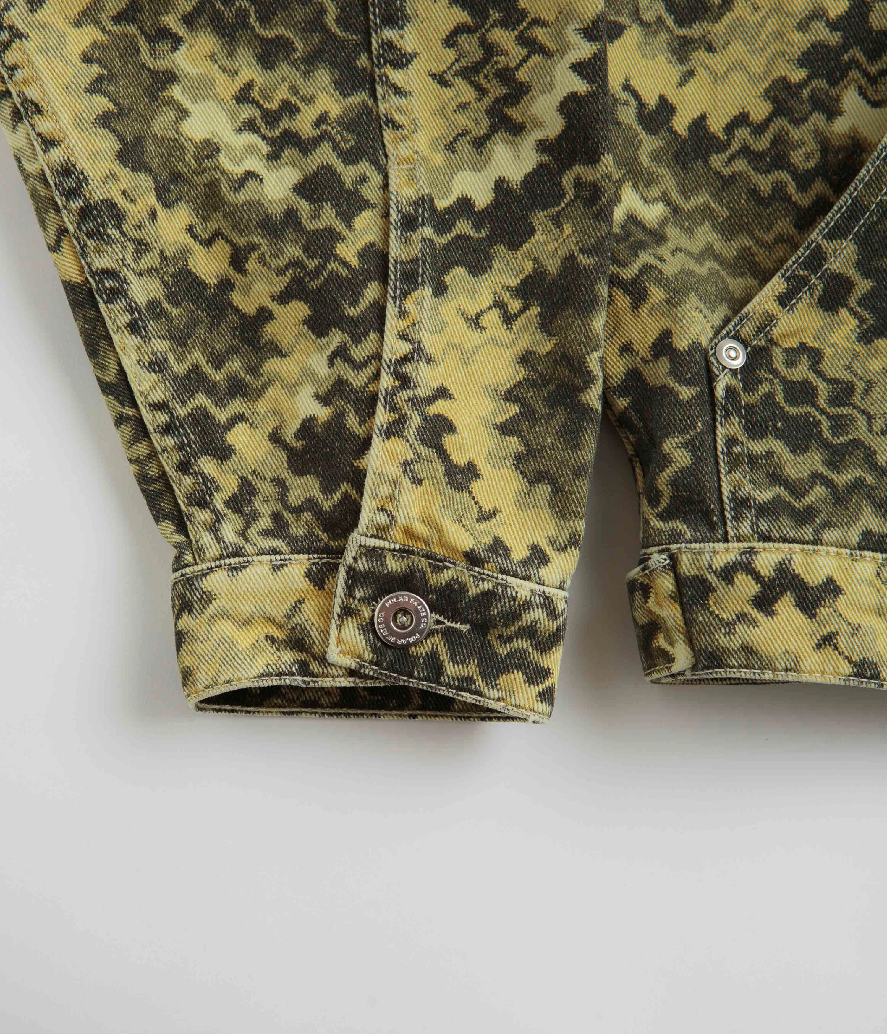 Polar Camo Patrik Jacket - Green Hooded Comfort Fit