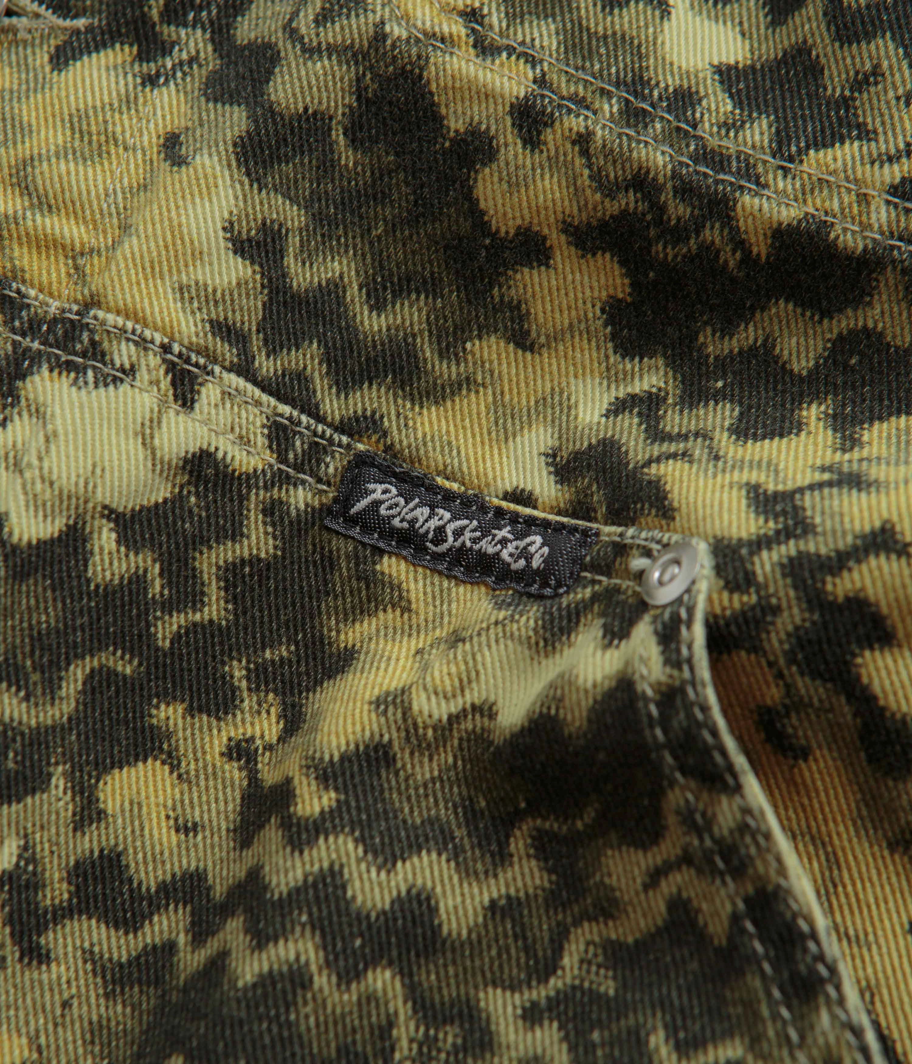 Secure Chest Pocket Polar Camo Patrik Jacket - Green