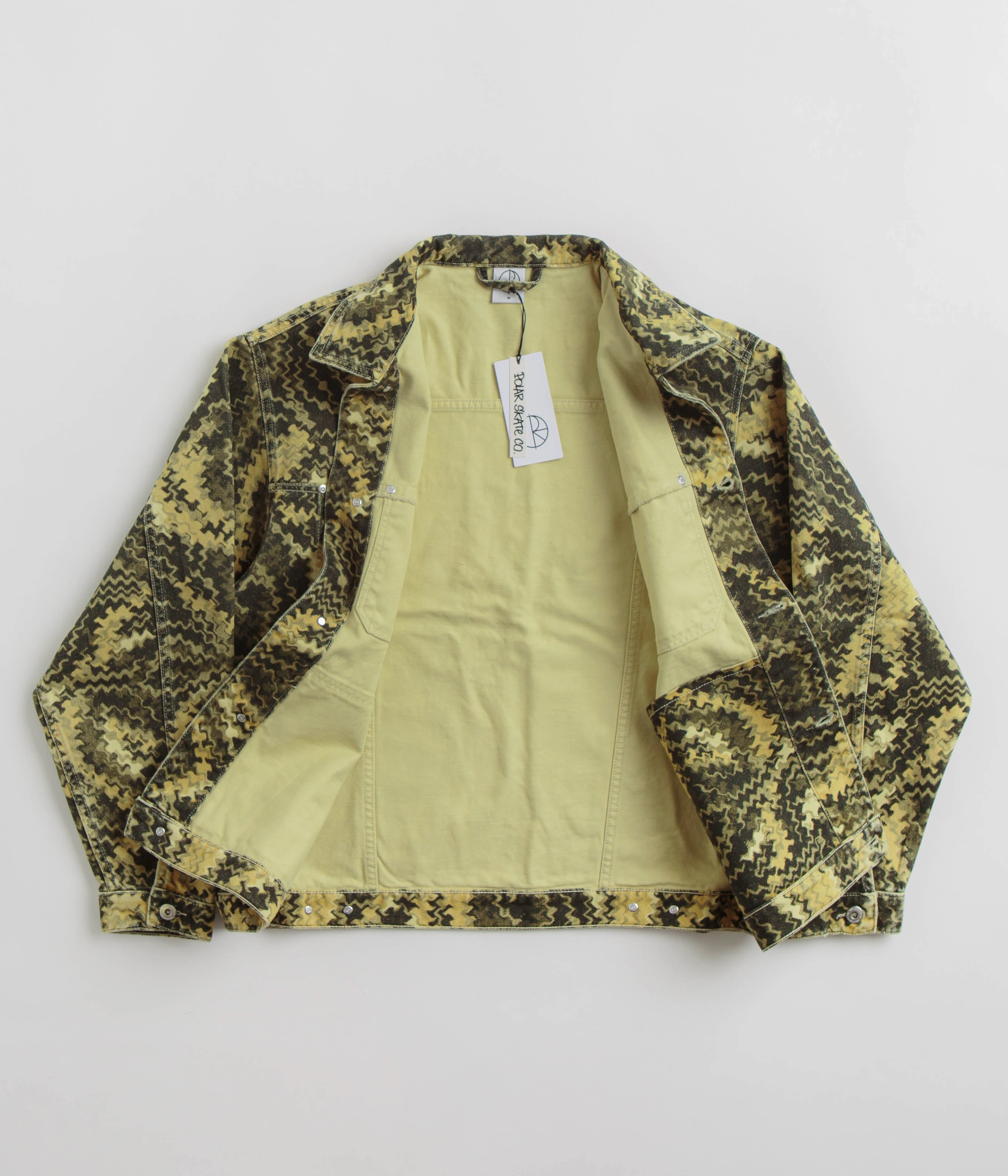 ModularLayering Water Repellent Fabric Polar Camo Patrik Jacket - Green