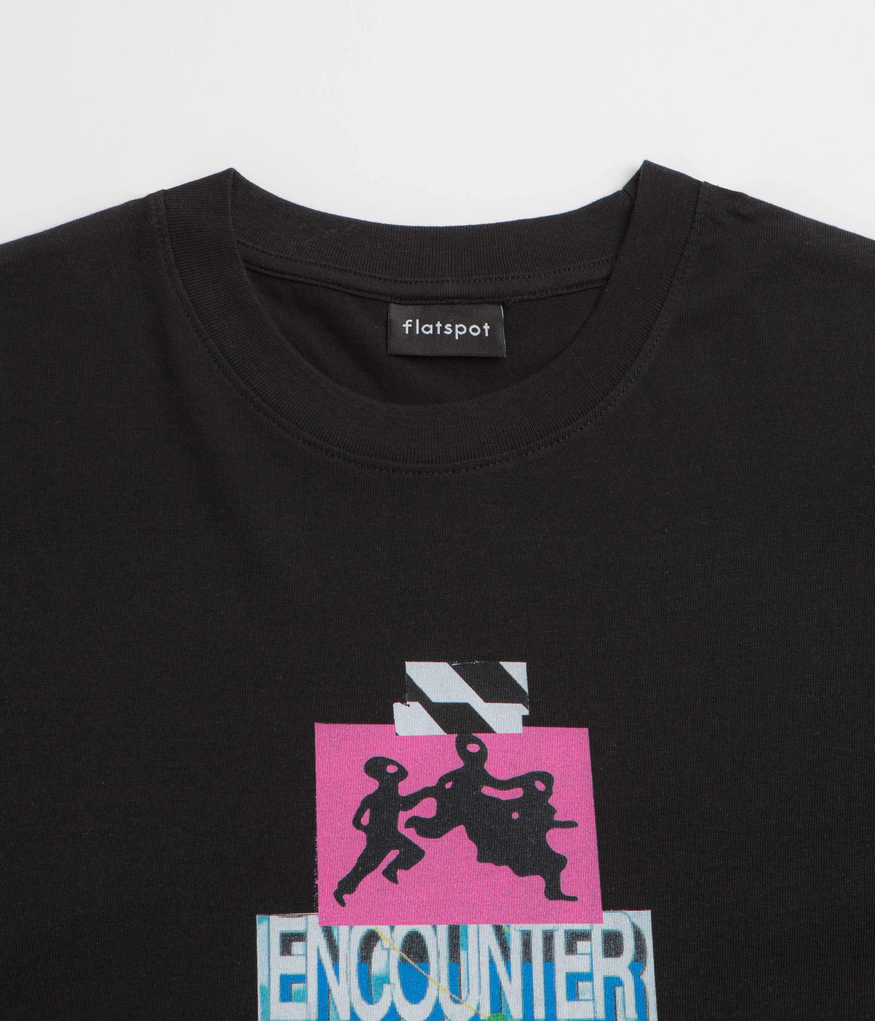 NoSideSeams High Density Weave flatspot Encounter T-Shirt - Black