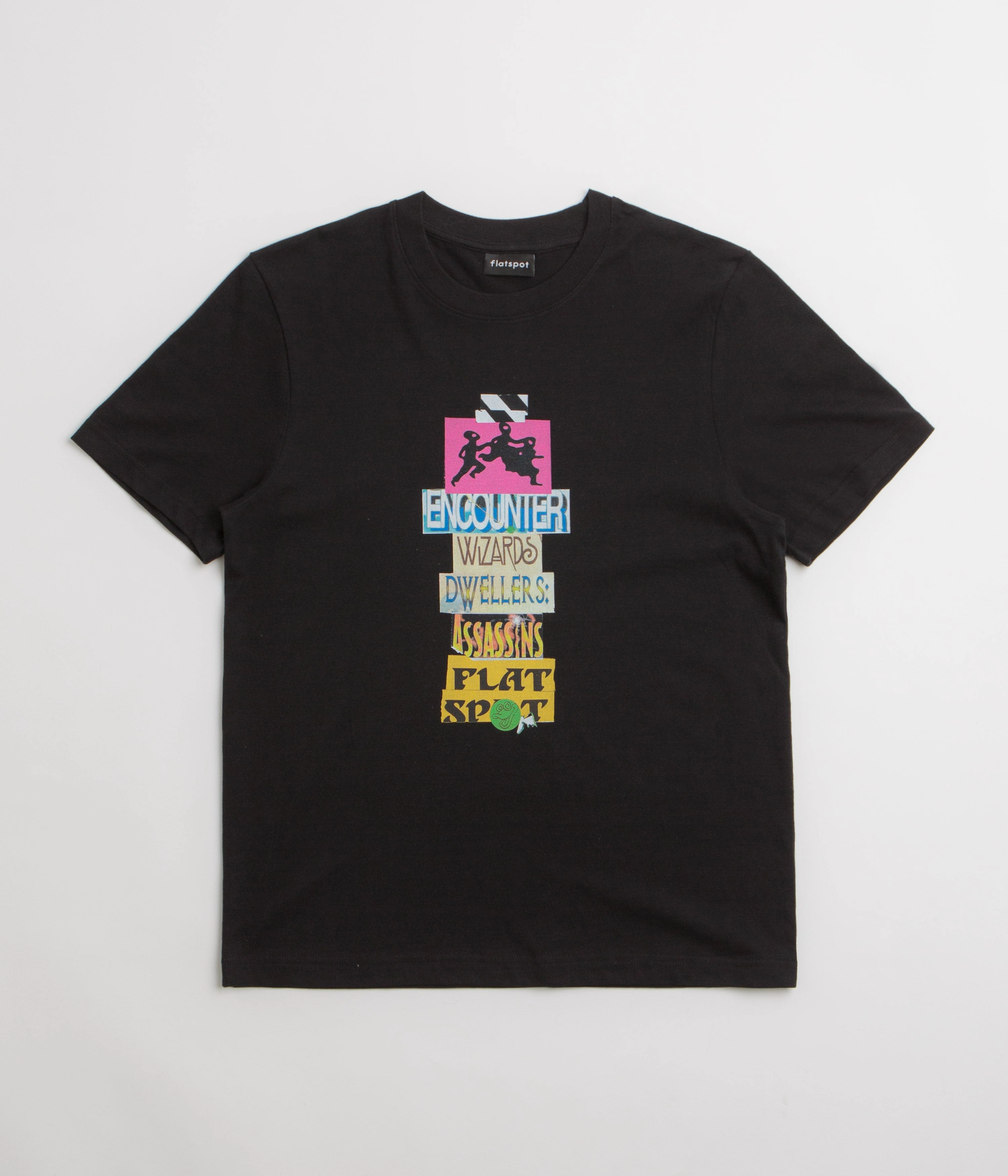 flatspot Encounter T-Shirt - Black Lightweight Comfort Wear