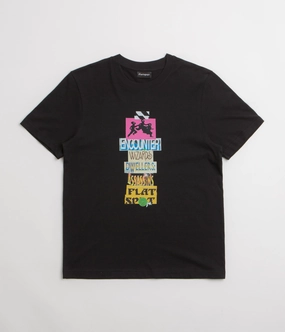 elastic waistband flatspot Encounter T-Shirt - Black