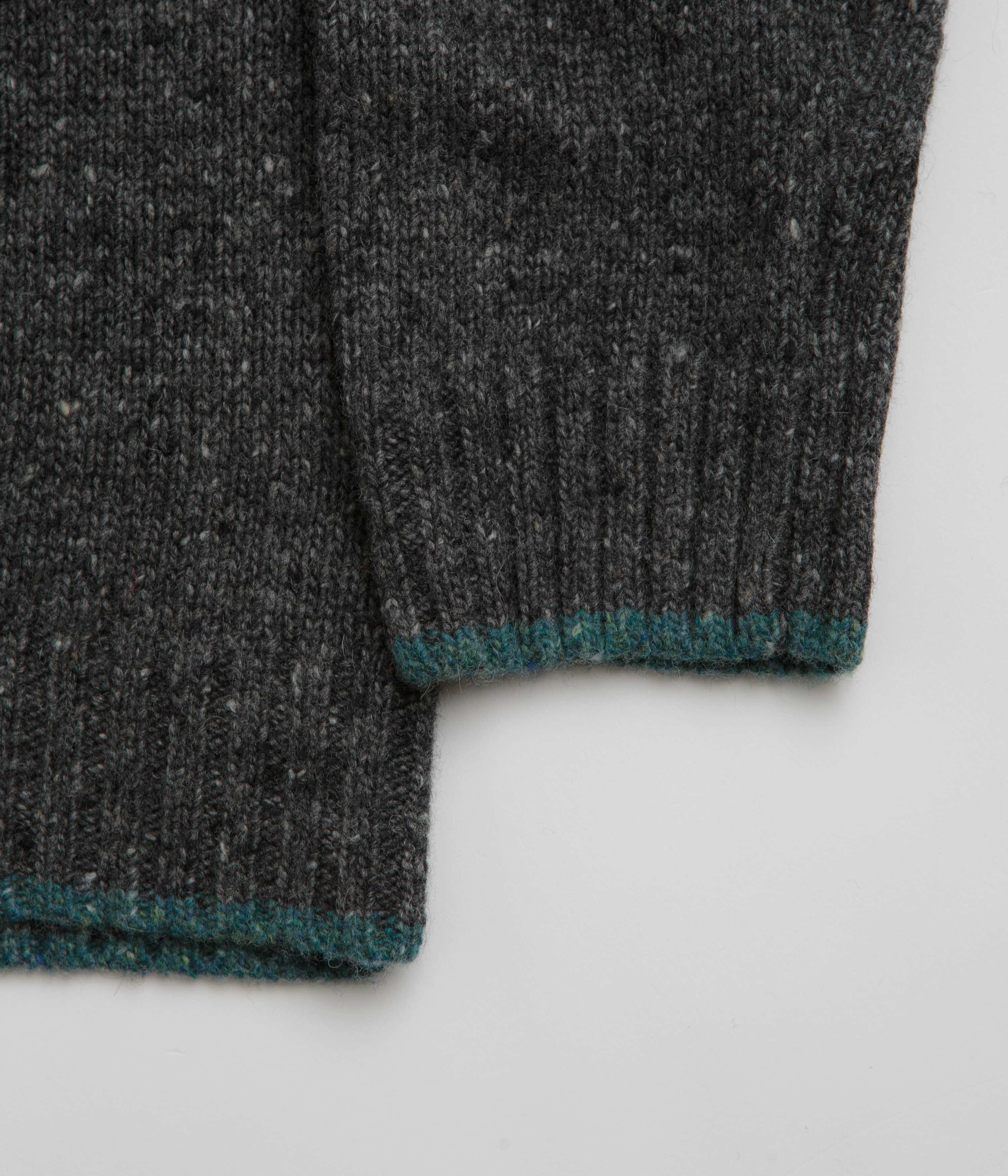 Mollusk Cambridge Sweatshirt - Charcoal Tipped Chilly Ready