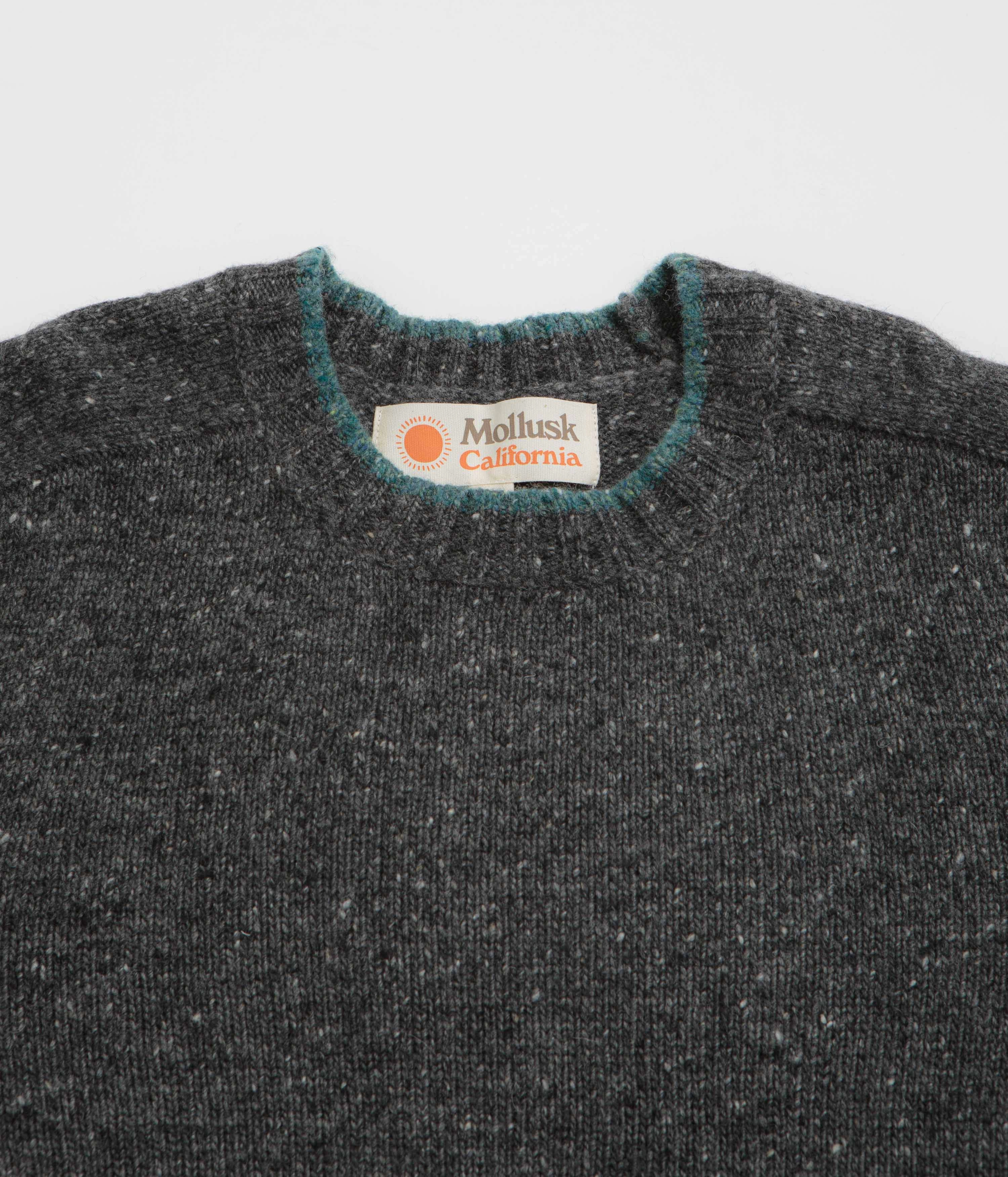 Mollusk Cambridge Sweatshirt - Charcoal Tipped Winter Essential