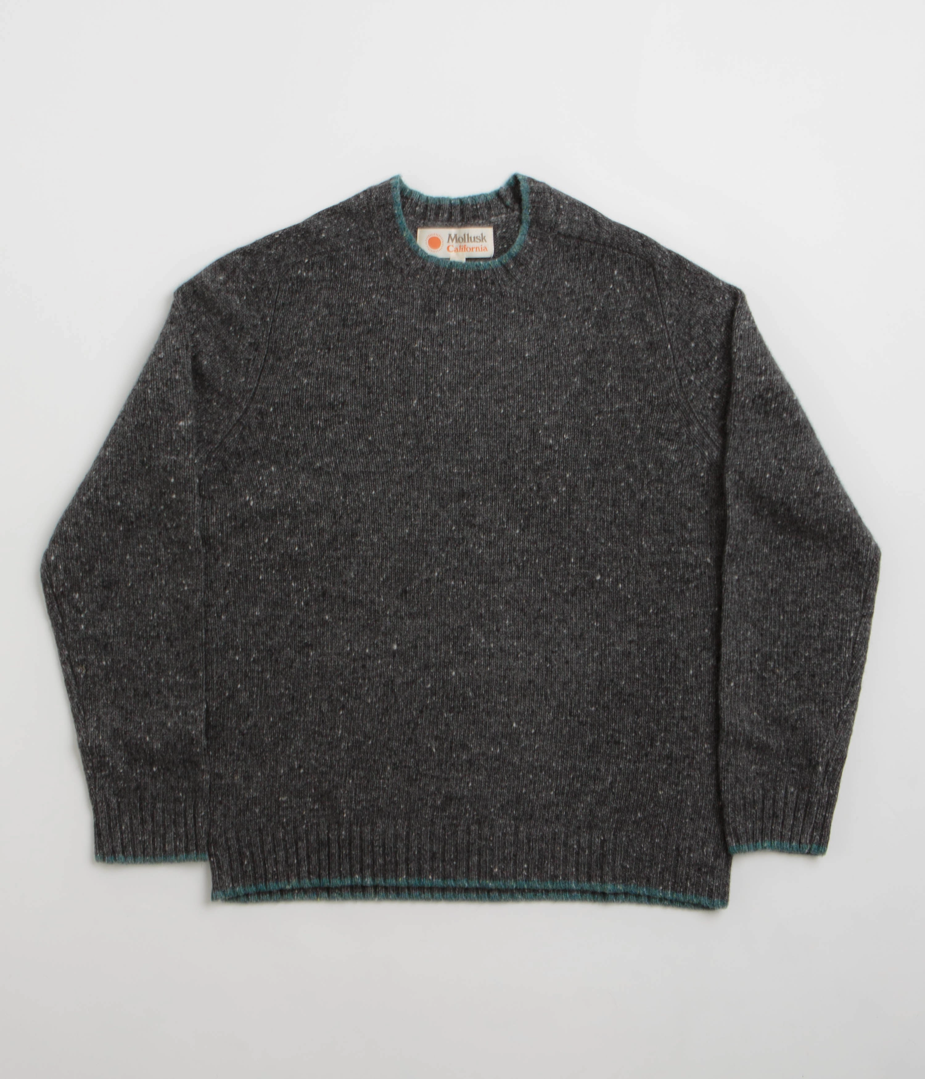 Snuggly Pieces Durable Fabric Mollusk Cambridge Sweatshirt - Charcoal Tipped