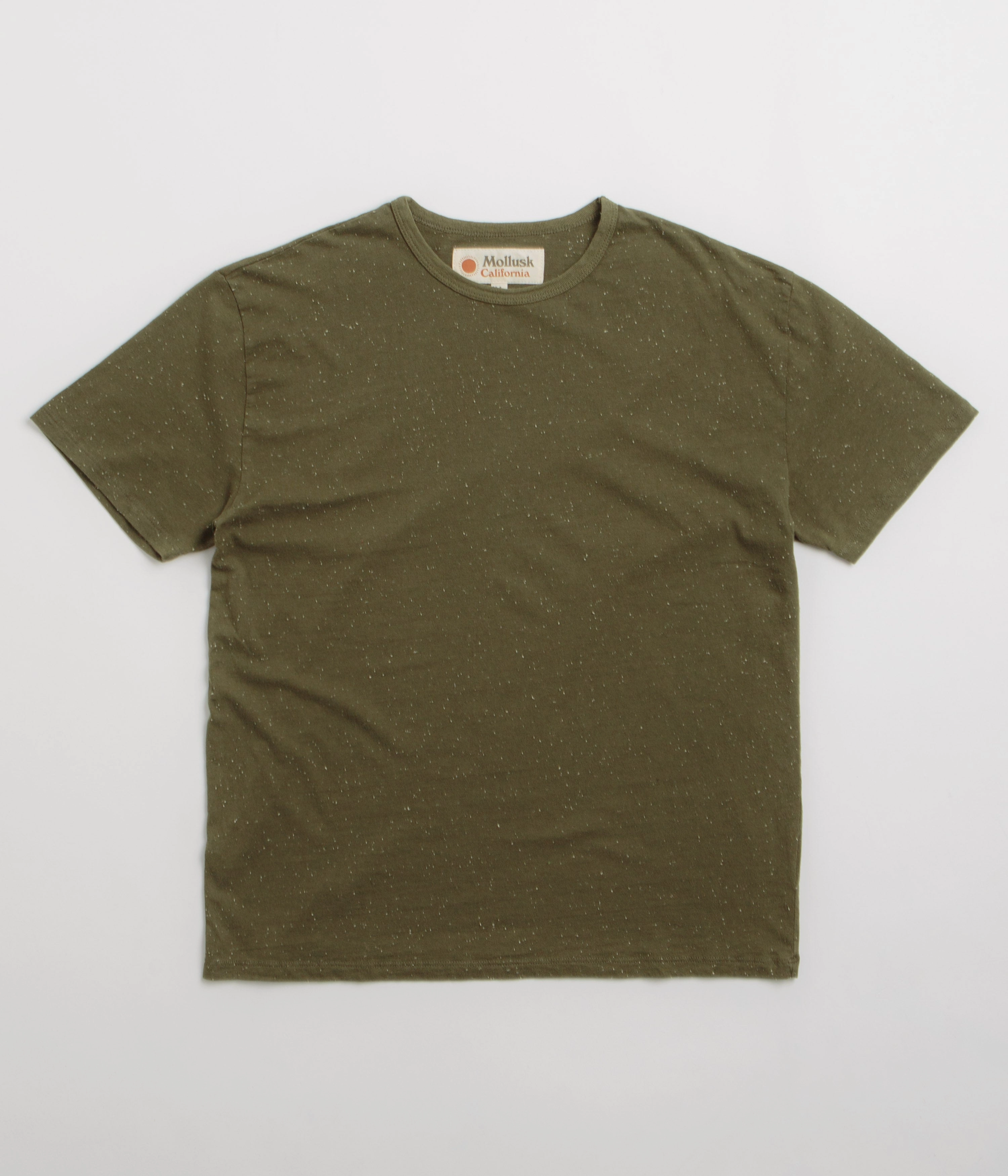 Mollusk Cosmos T-Shirt - Dark Mash Green Timeless Fashion Easy Layering