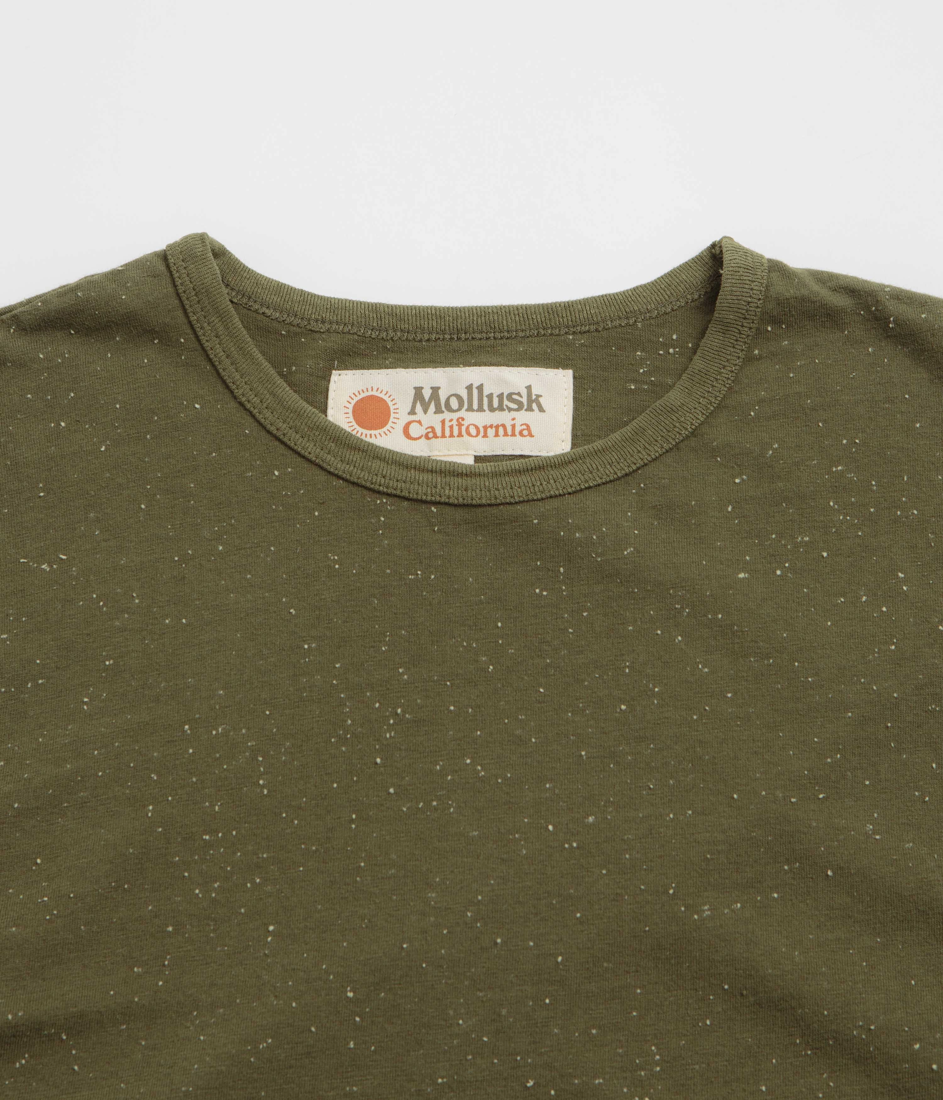 Quick Fit Comfortable Mollusk Cosmos T-Shirt - Dark Mash Green