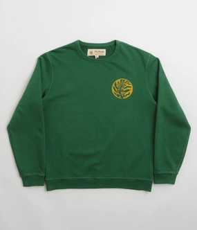 Knitwear Essential Mollusk Kelp Crewneck Sweatshirt - Rover Green