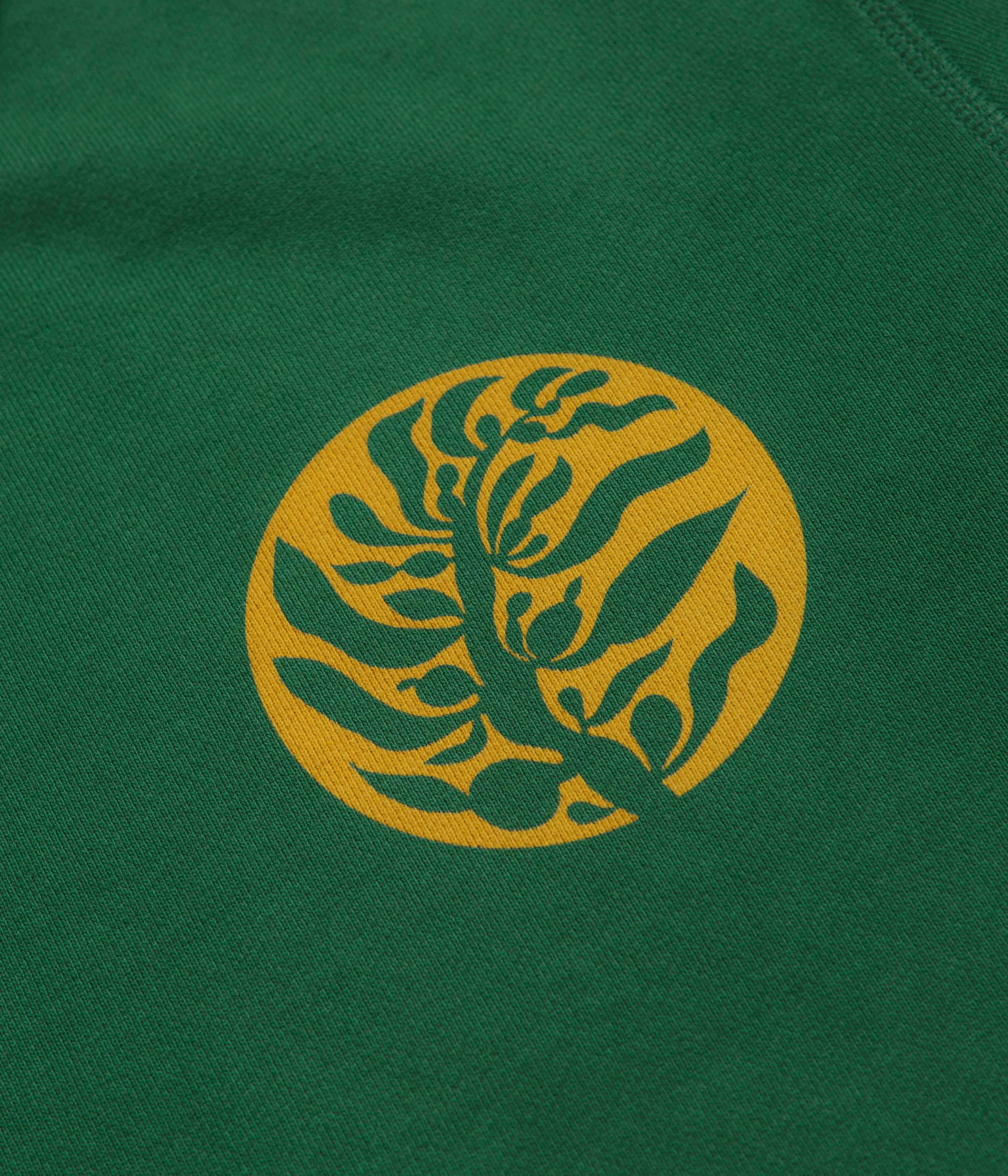 Mollusk Kelp Crewneck Sweatshirt - Rover Green Cold Weather Comfort