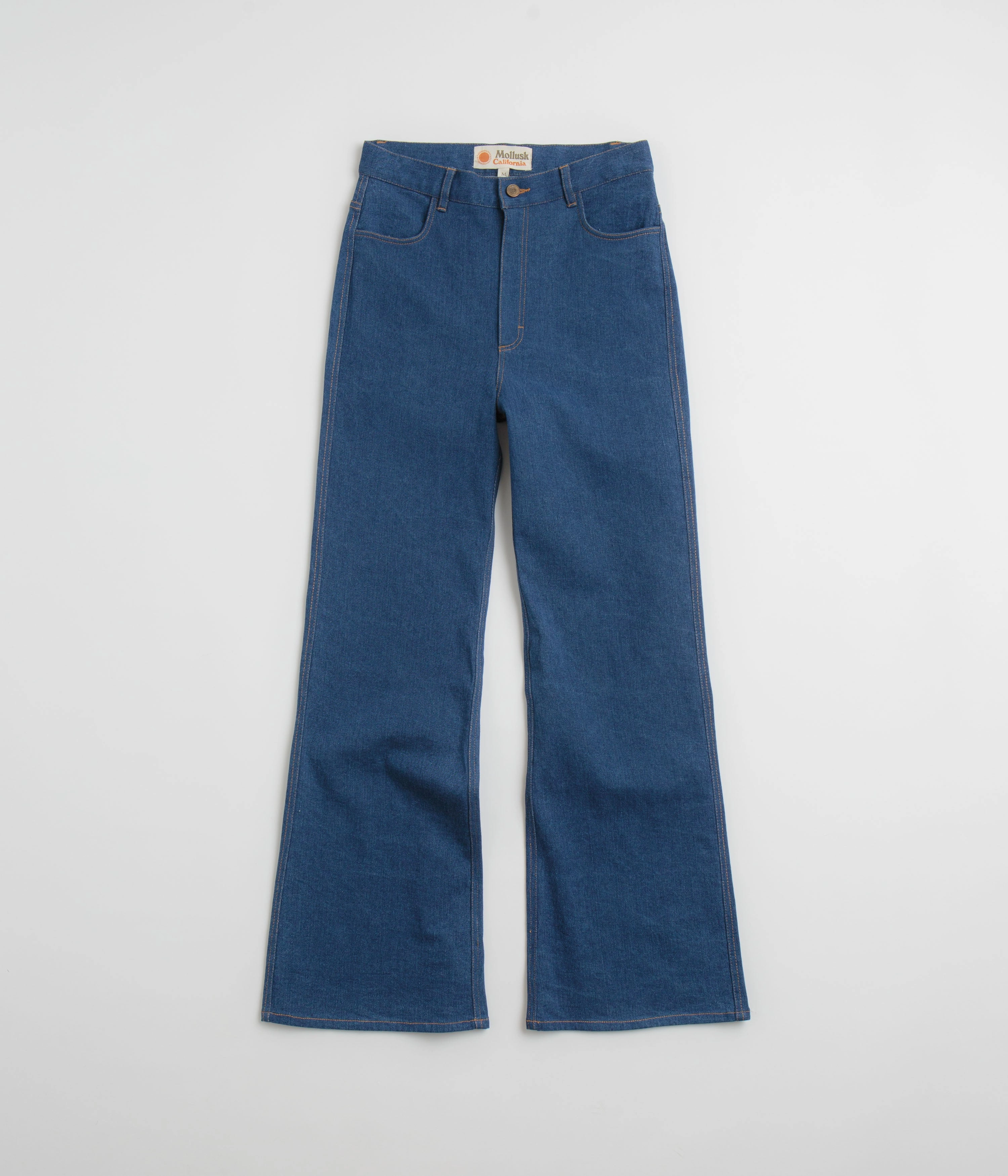 Mollusk Womens Bella Jeans - Dark Indigo Durable Material