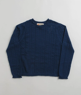 Mollusk Womens Juliette T-Shirt - Navy Weekend Essential Relaxed and Easy
