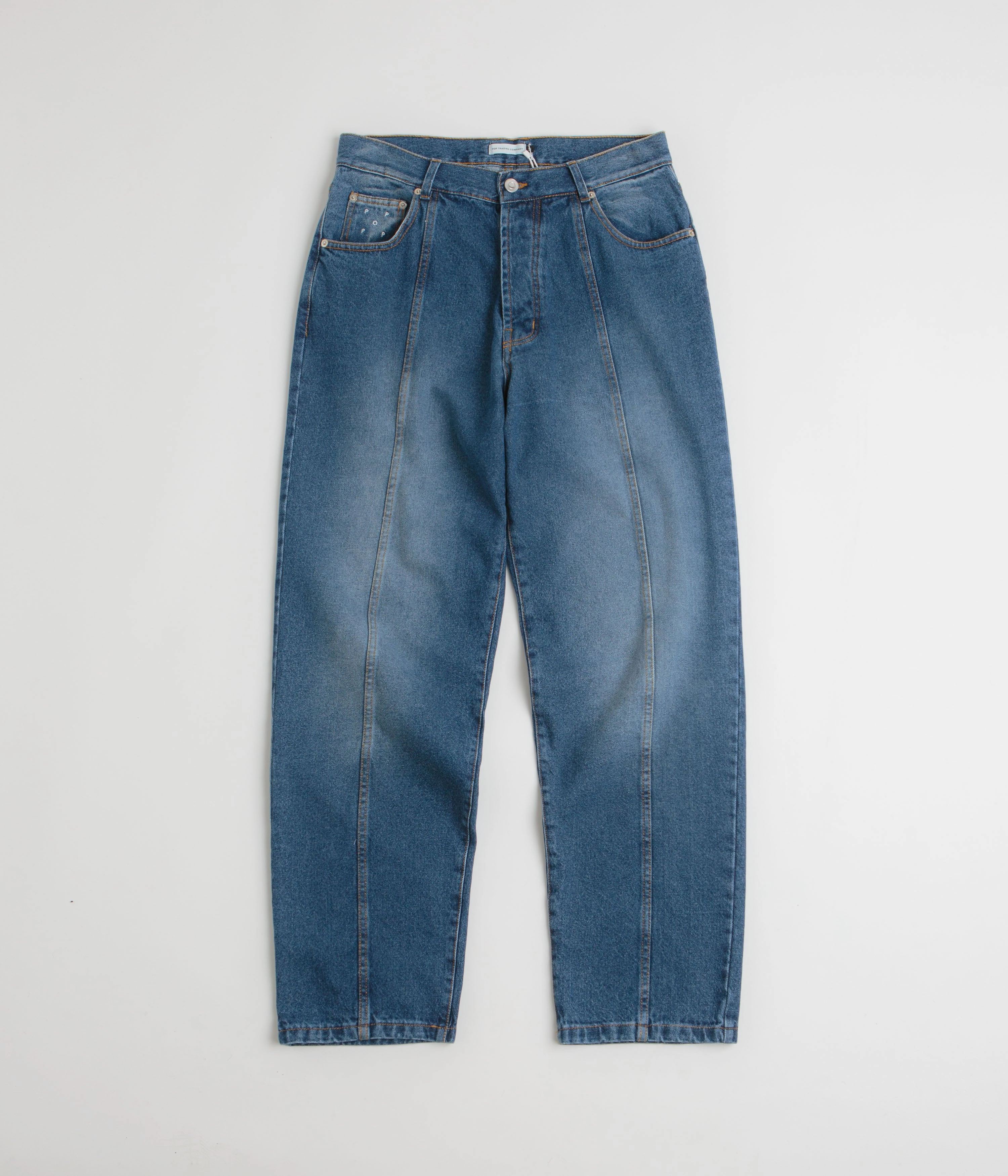 Pop Trading Company DRS Denim Seam Pants - Washed Denim Airy Feel StaticDissipativeFabric