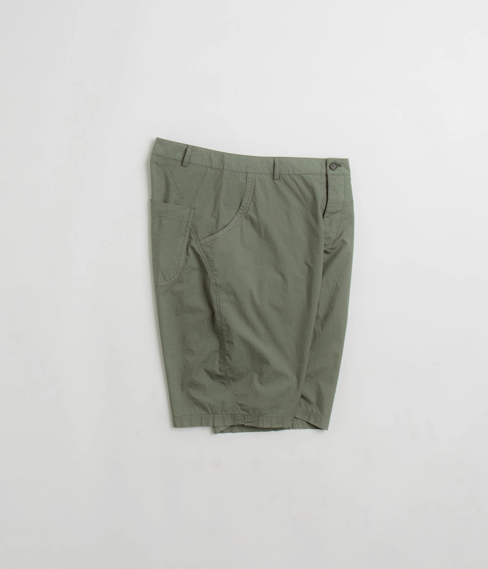 Chill Comfort Fit YMC Twisted Seam Shorts - Sage Green