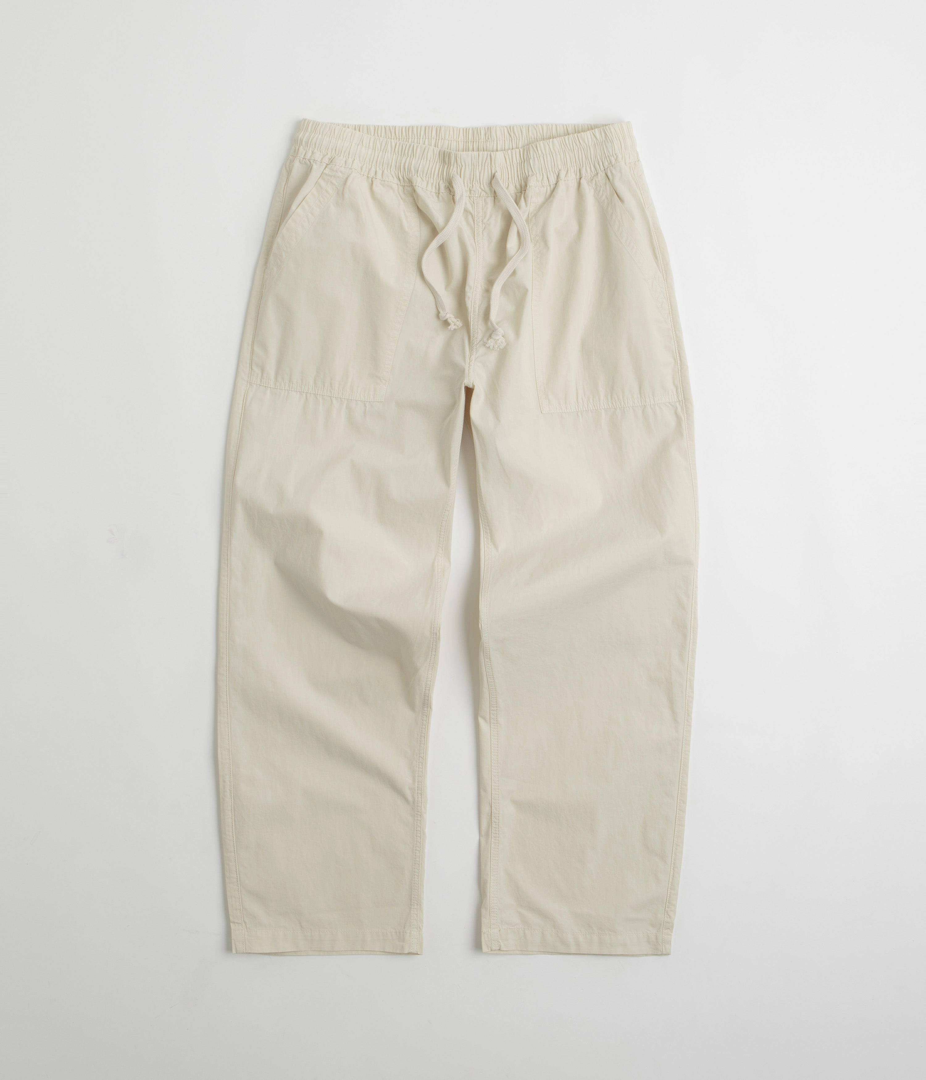 BreathableFabric Fashion Staple Service Works Poplin Chef Pants - White Oak