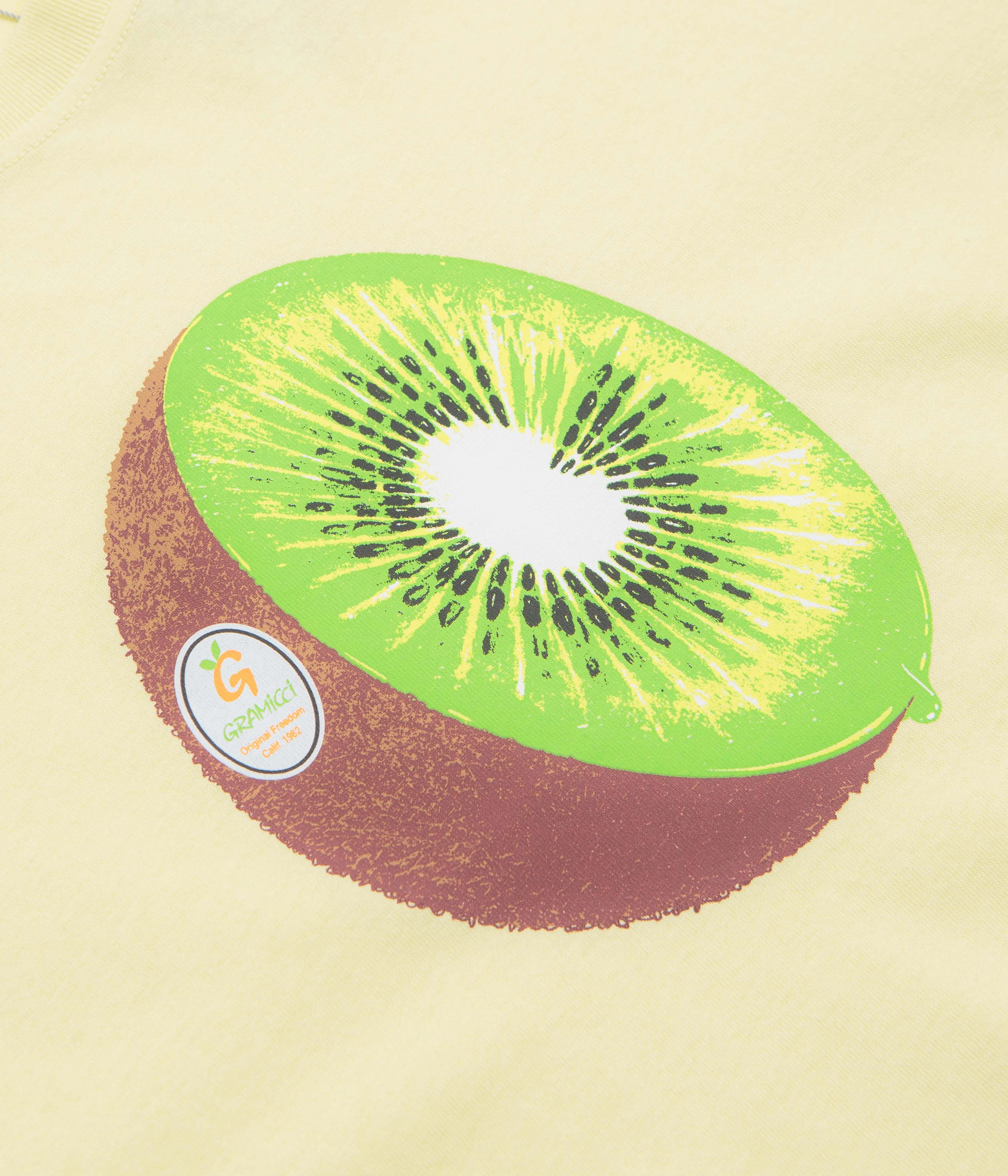 Gramicci Kiwi T-Shirt - Lemon Stylish Day Wear