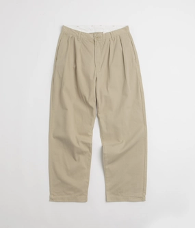 Service Works Drill Part Timer Pants - Khaki Comfortable Layers Snag Resistant Fabric
