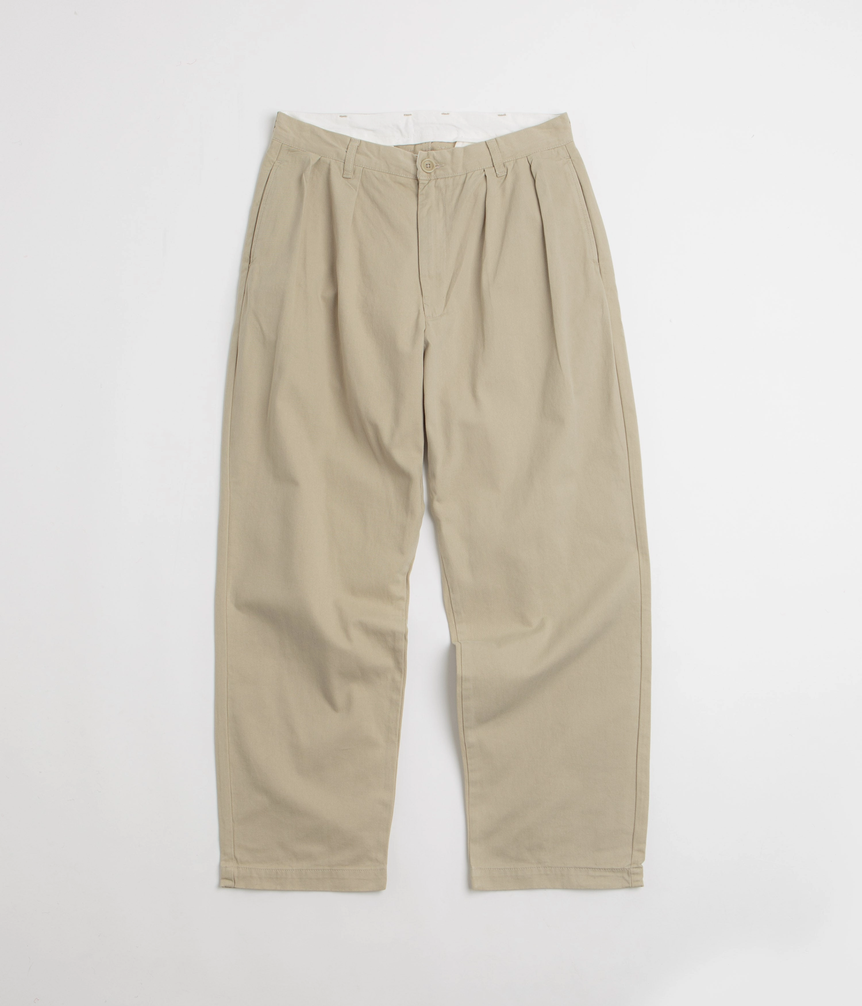 Service Works Drill Part Timer Pants - Khaki Comfortable Layers Snag Resistant Fabric