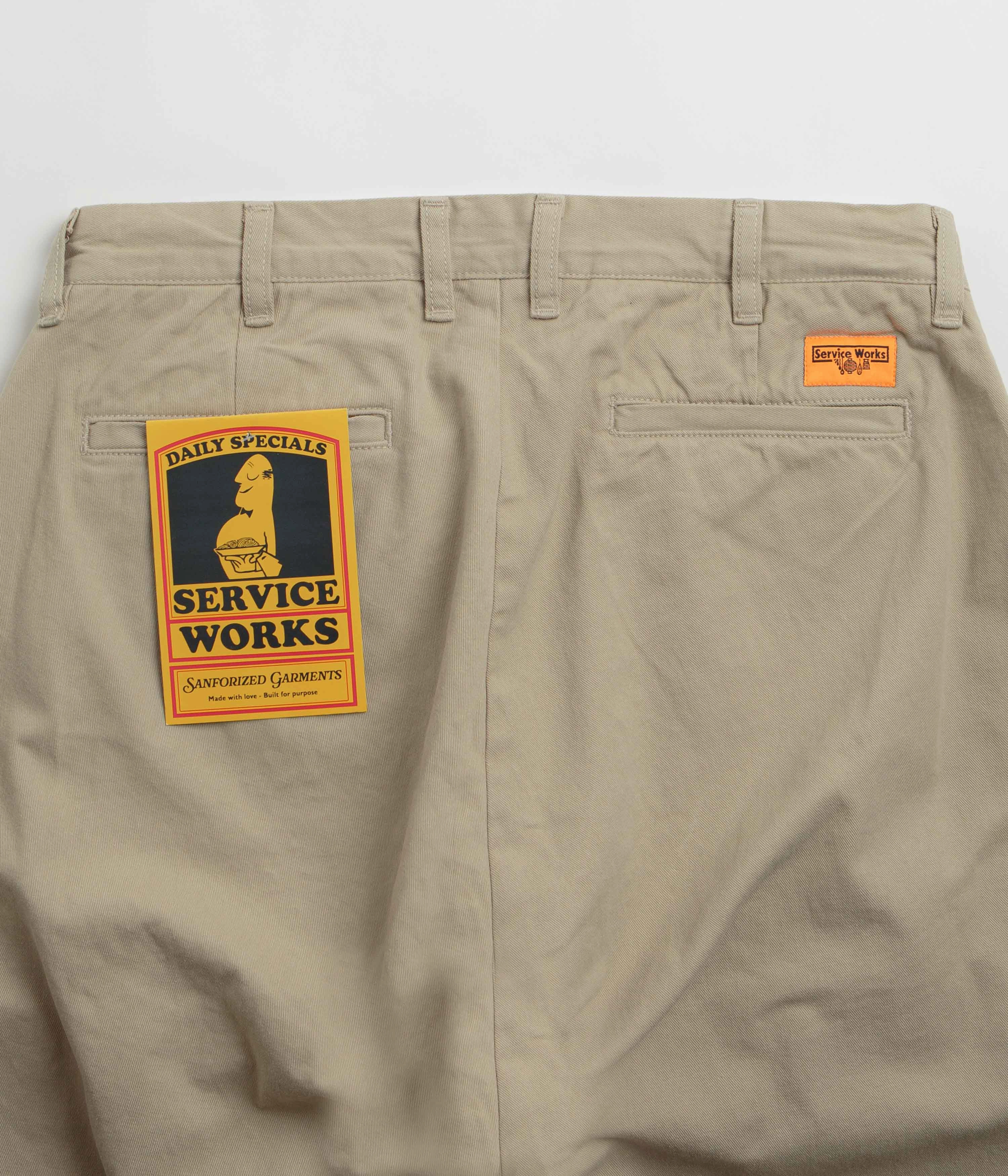 HypoallergenicMaterial Service Works Drill Part Timer Pants - Khaki