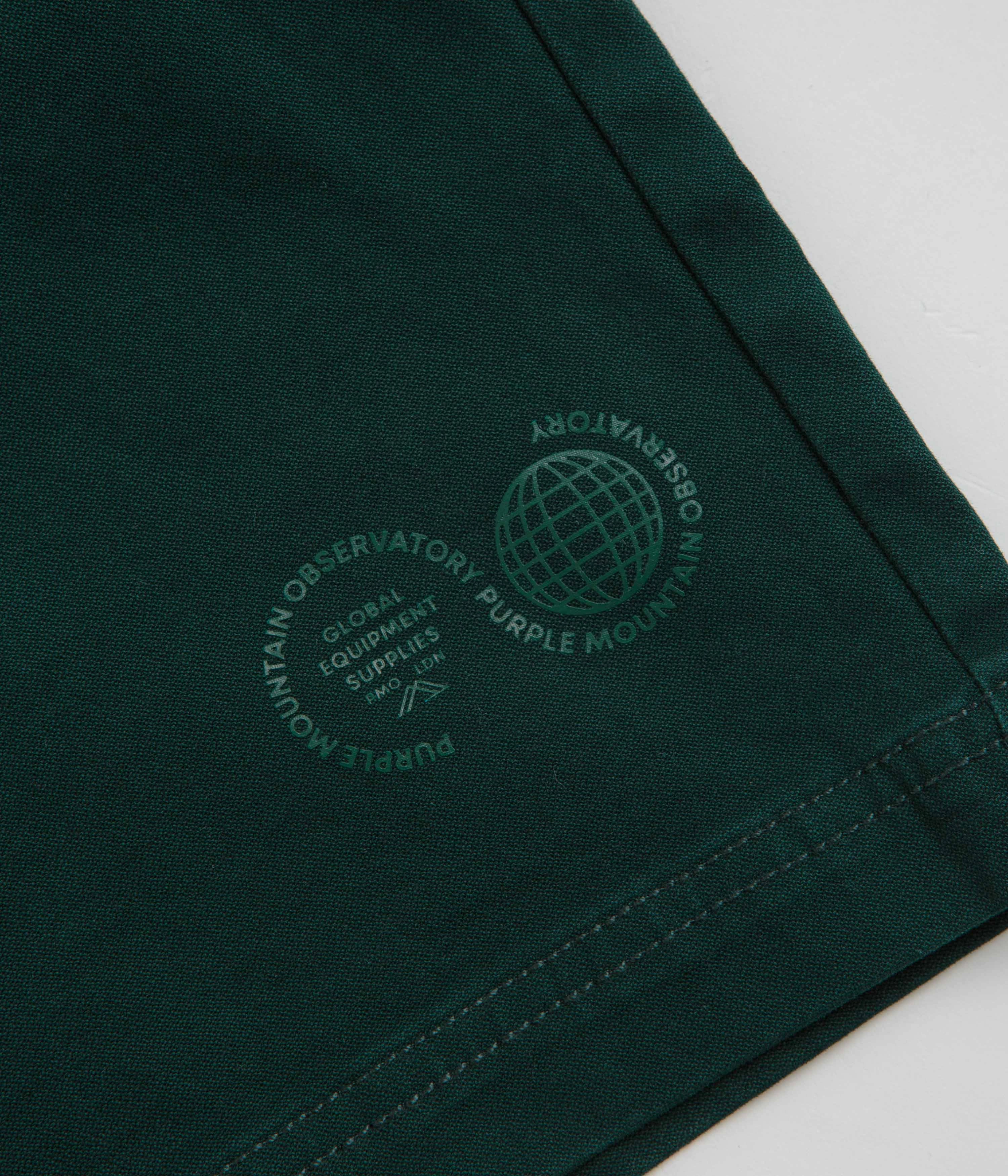 Mood Casual Purple Mountain Observatory Trek Shorts - Pine Green