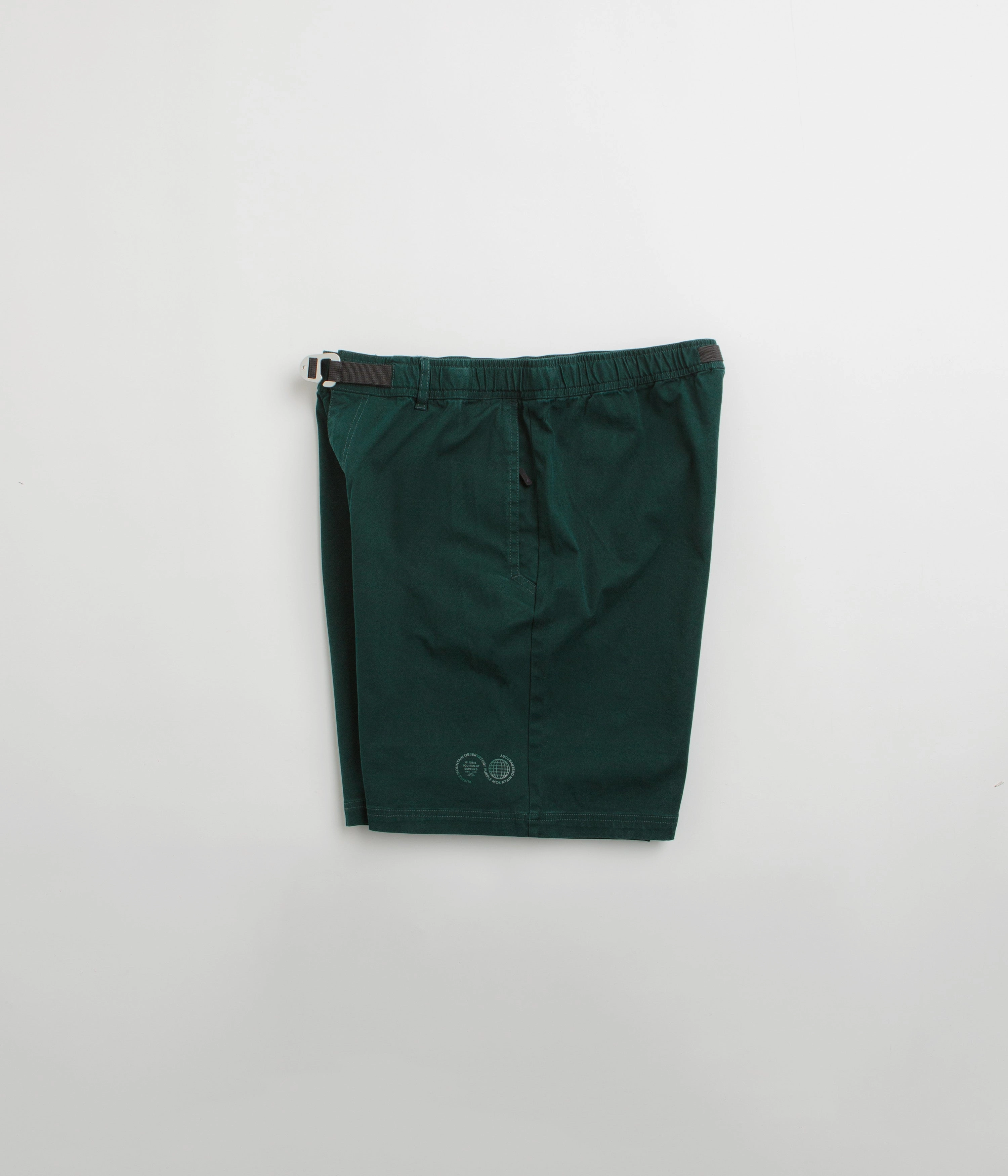 Purple Mountain Observatory Trek Shorts - Pine Green Skinny Fit WindResistantWeave