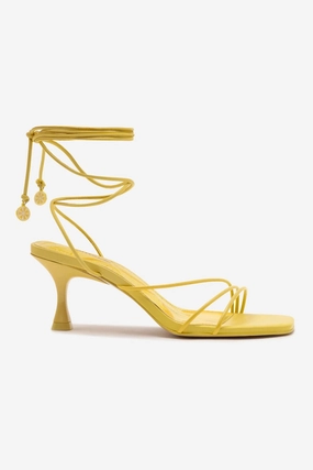 Light Breathable Nadia Sandal In Lemonade Leather