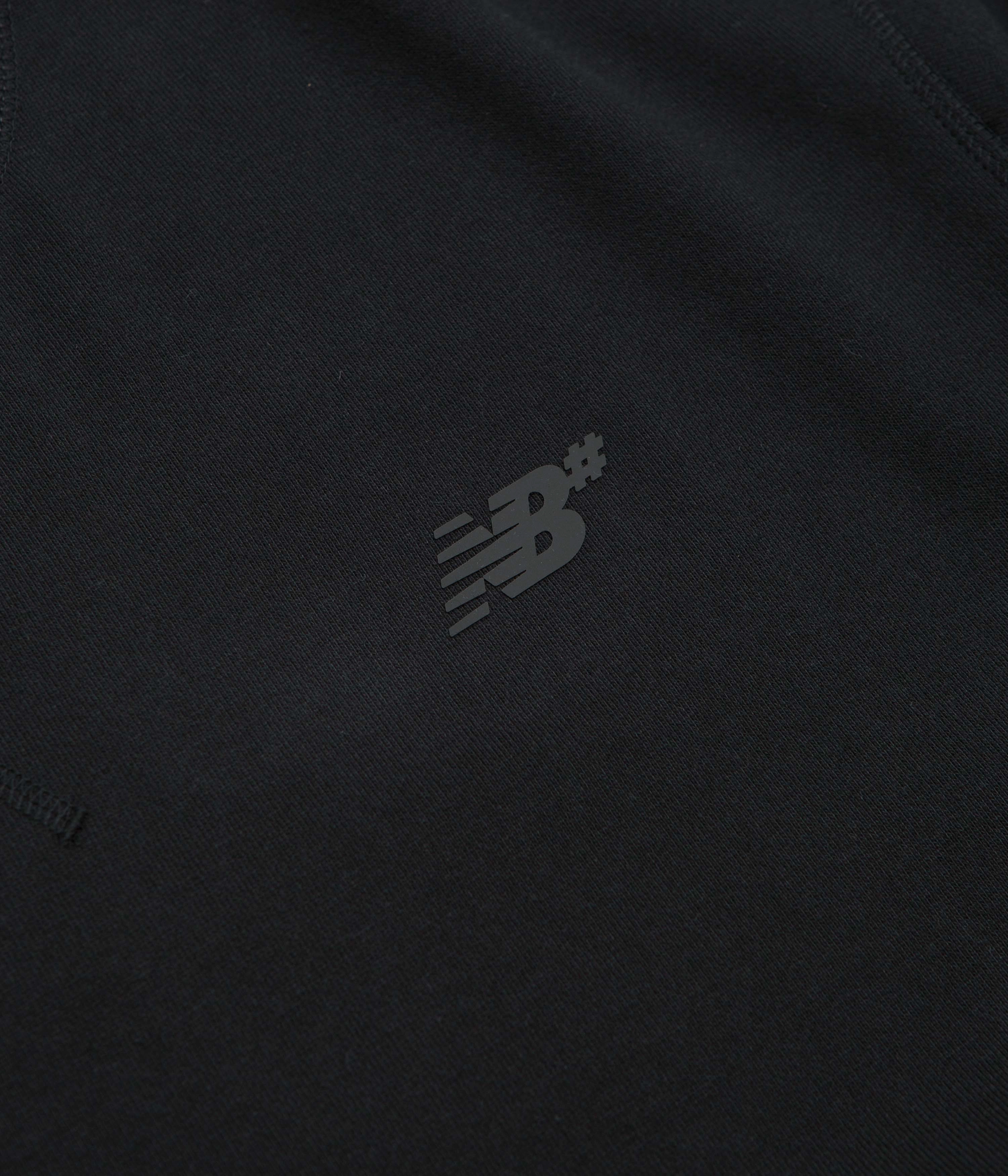 New Balance Numeric French Terry Crewneck Sweatshirt - Black Knitted Layer