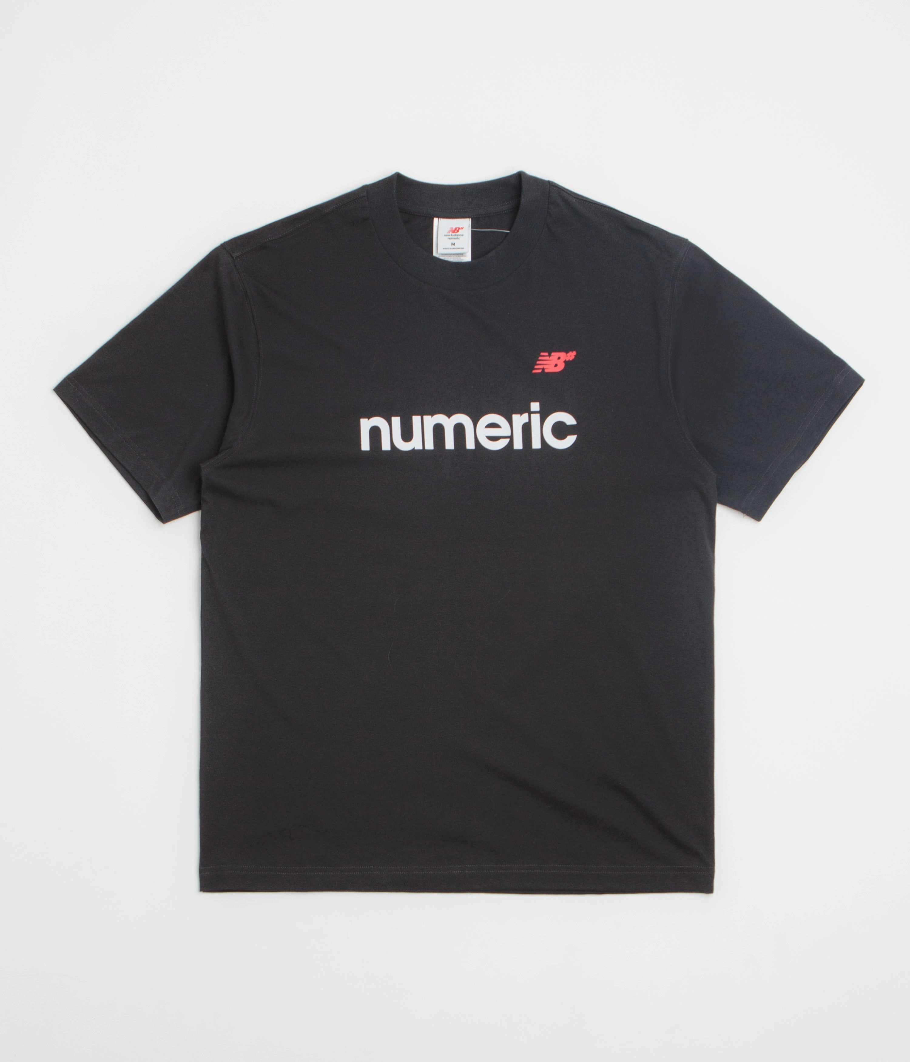 New Balance Numeric Linear Logo T-Shirt - Black Quality Comfort Fashion-Ready