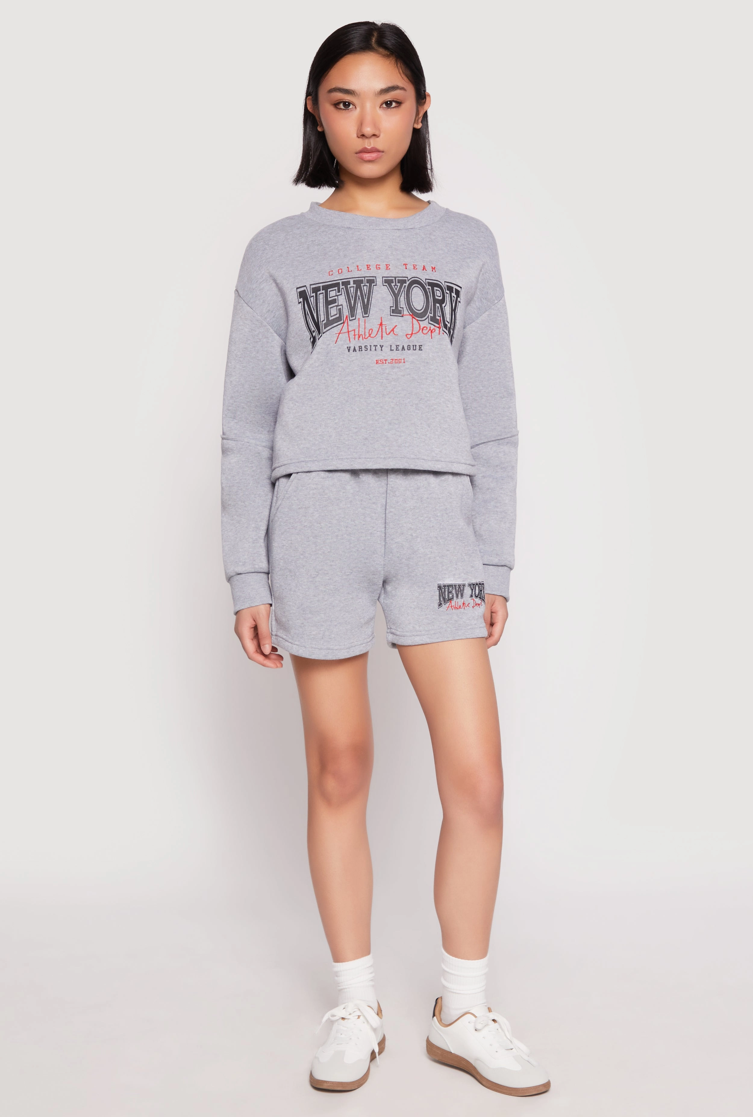 New York Athletic Dept Sweatshirt Patchwork Tropical region