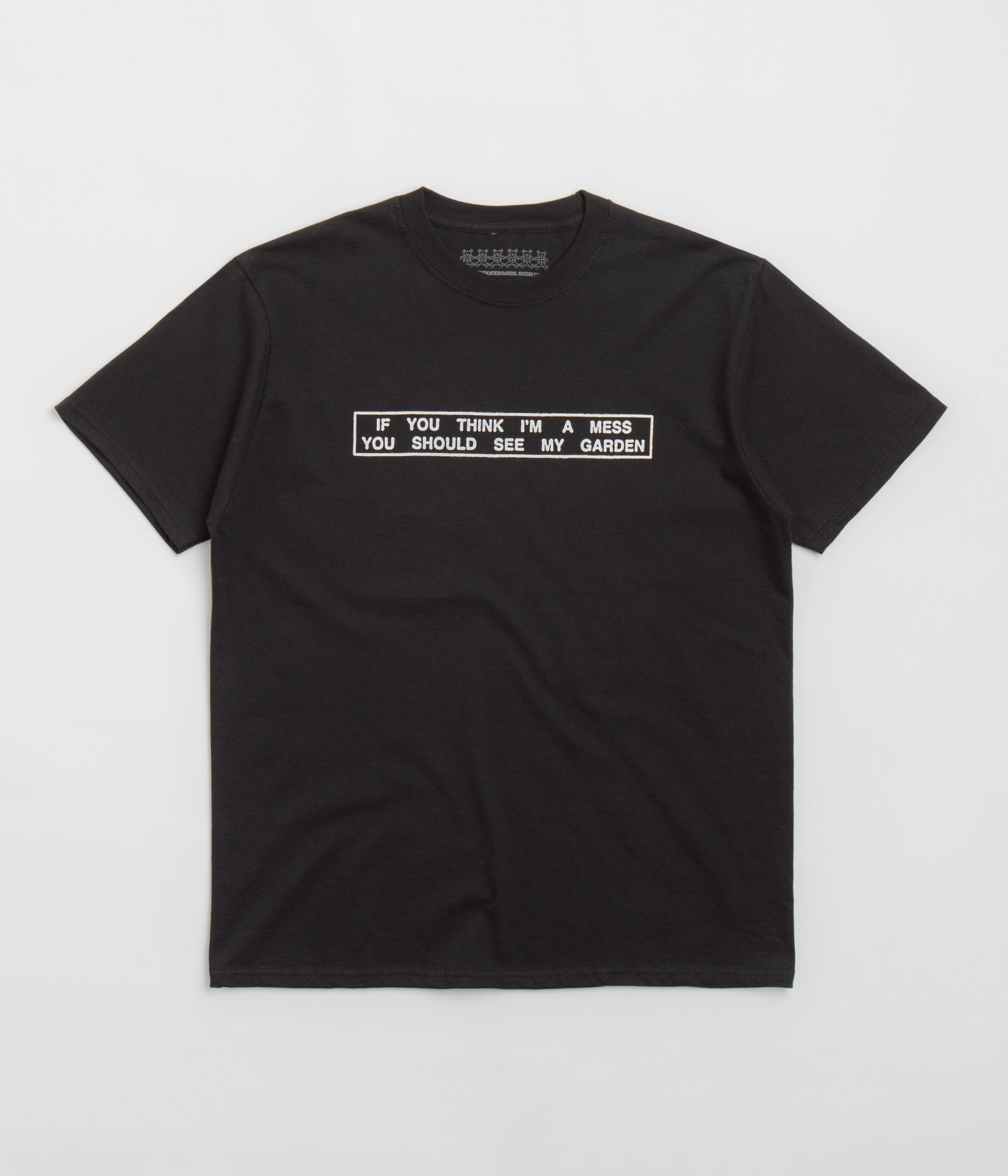 Garden Mess T-Shirt - Black Comfortable and stylish Classic Chic