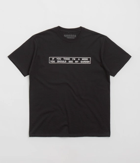 Garden Mess T-Shirt - Black Comfortable and stylish Classic Chic