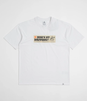 Casual Chic Wear Nike ACG Canoe Sticker T-Shirt - Summit White