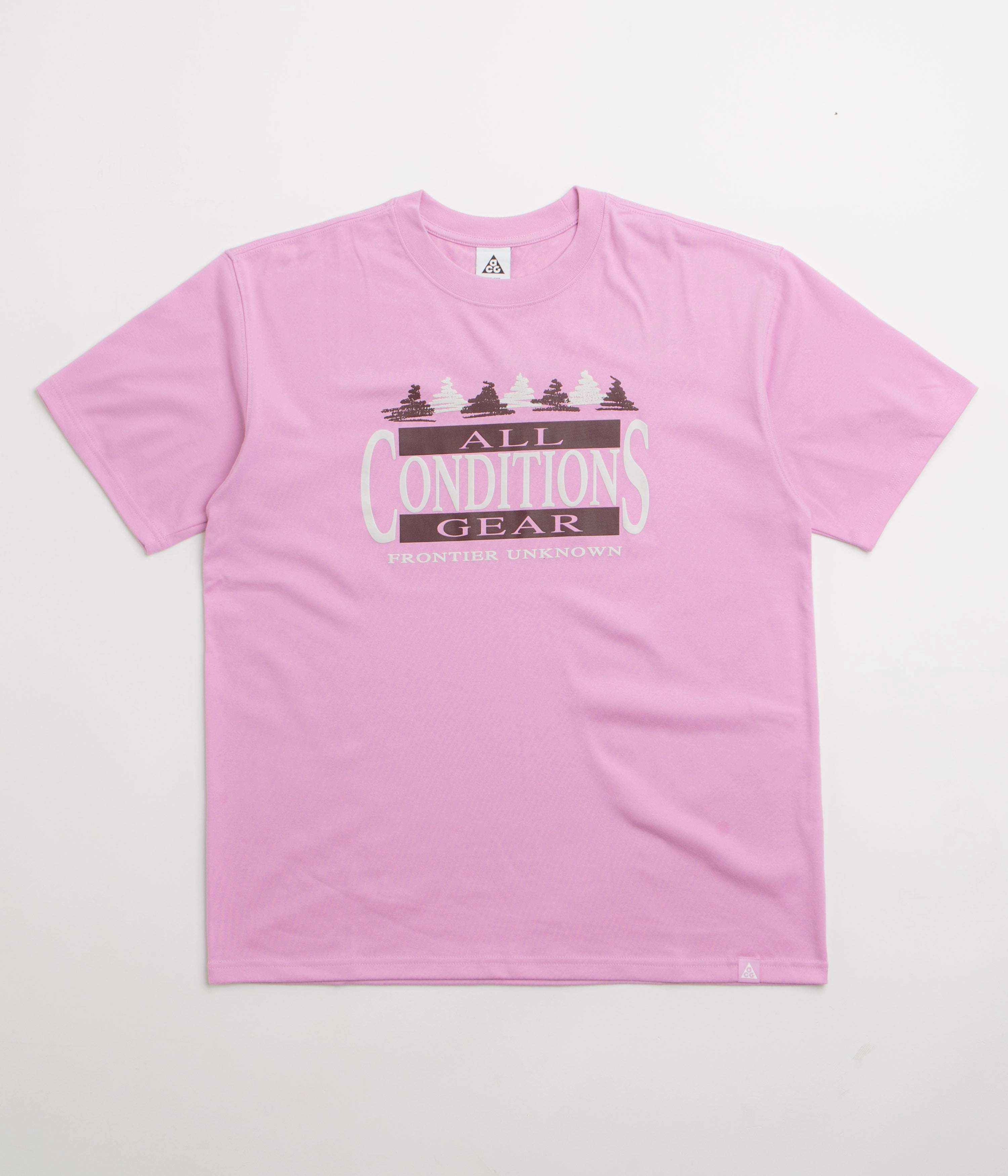 StretchFabric Nike ACG Frontier T-Shirt - Beyond Pink
