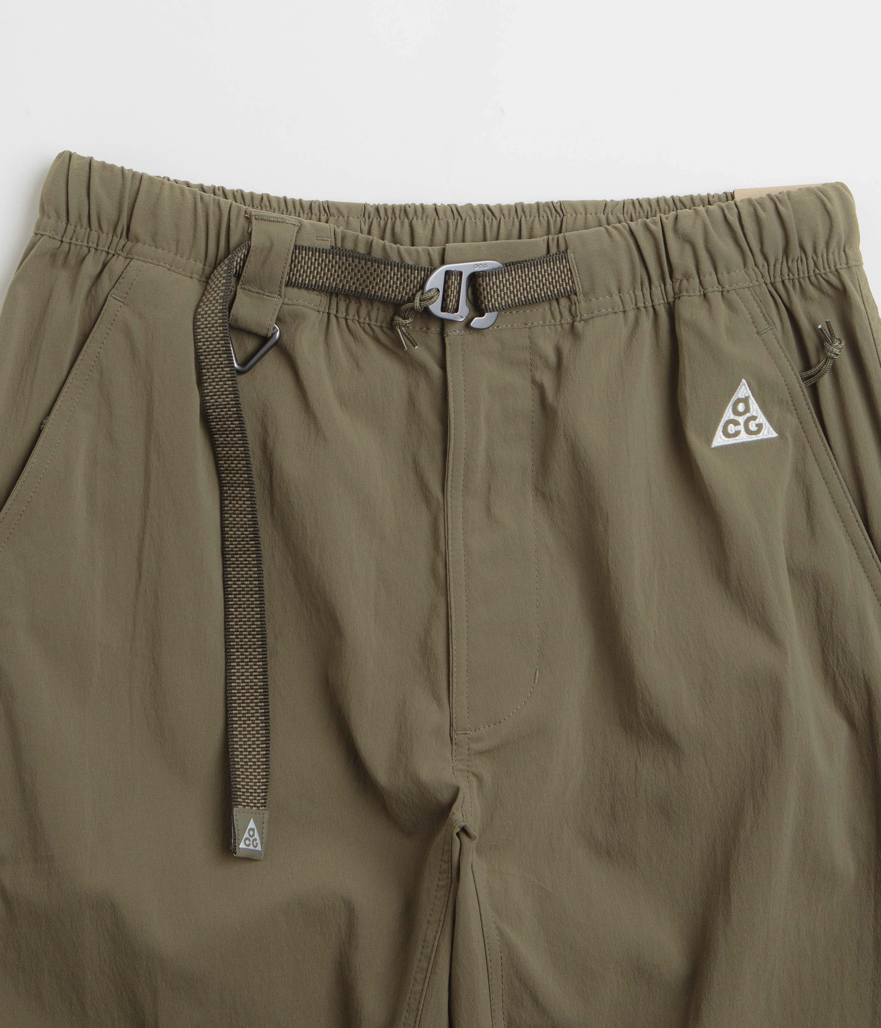Nike ACG Hiking Pants - Medium Olive / Sequoia / Summit White Yoga Ready Comfort Stretch