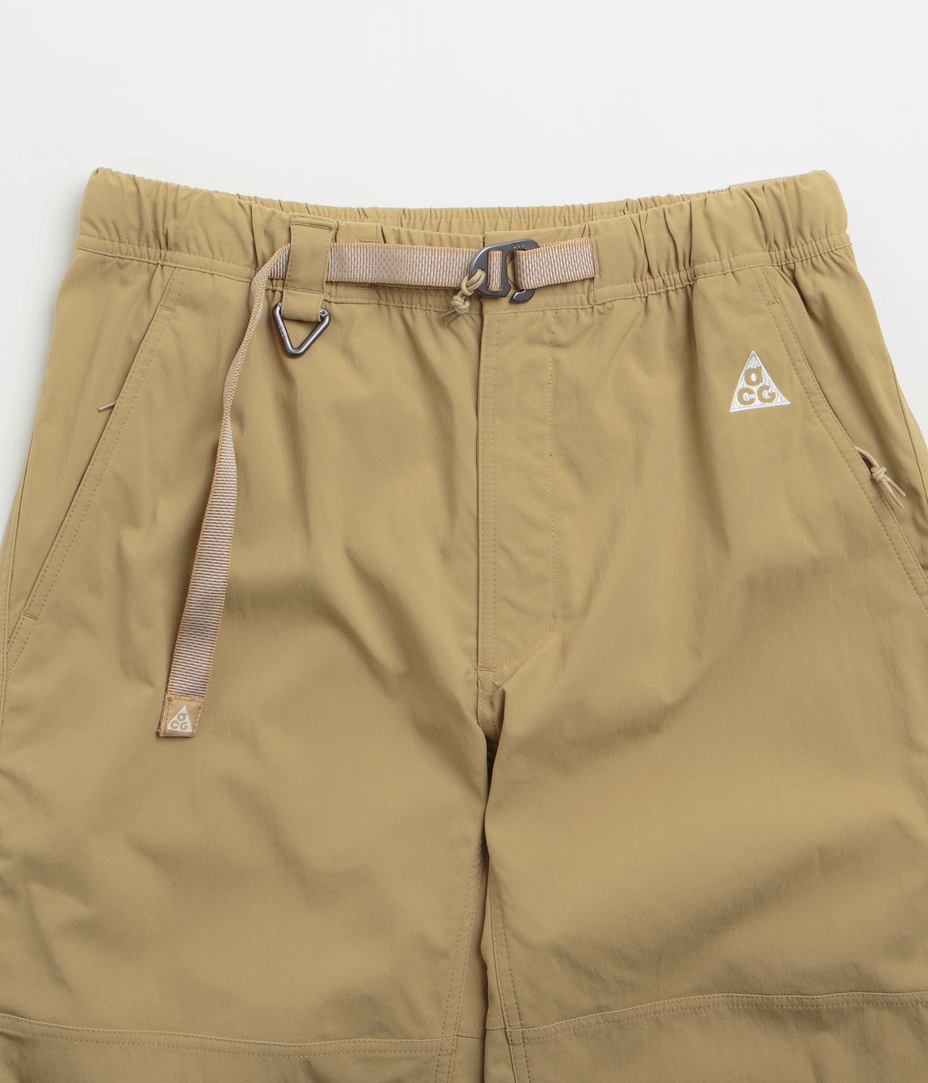 Nike ACG Hiking Pants - Parachute Beige / Summit White Wide Leg Slim Shape
