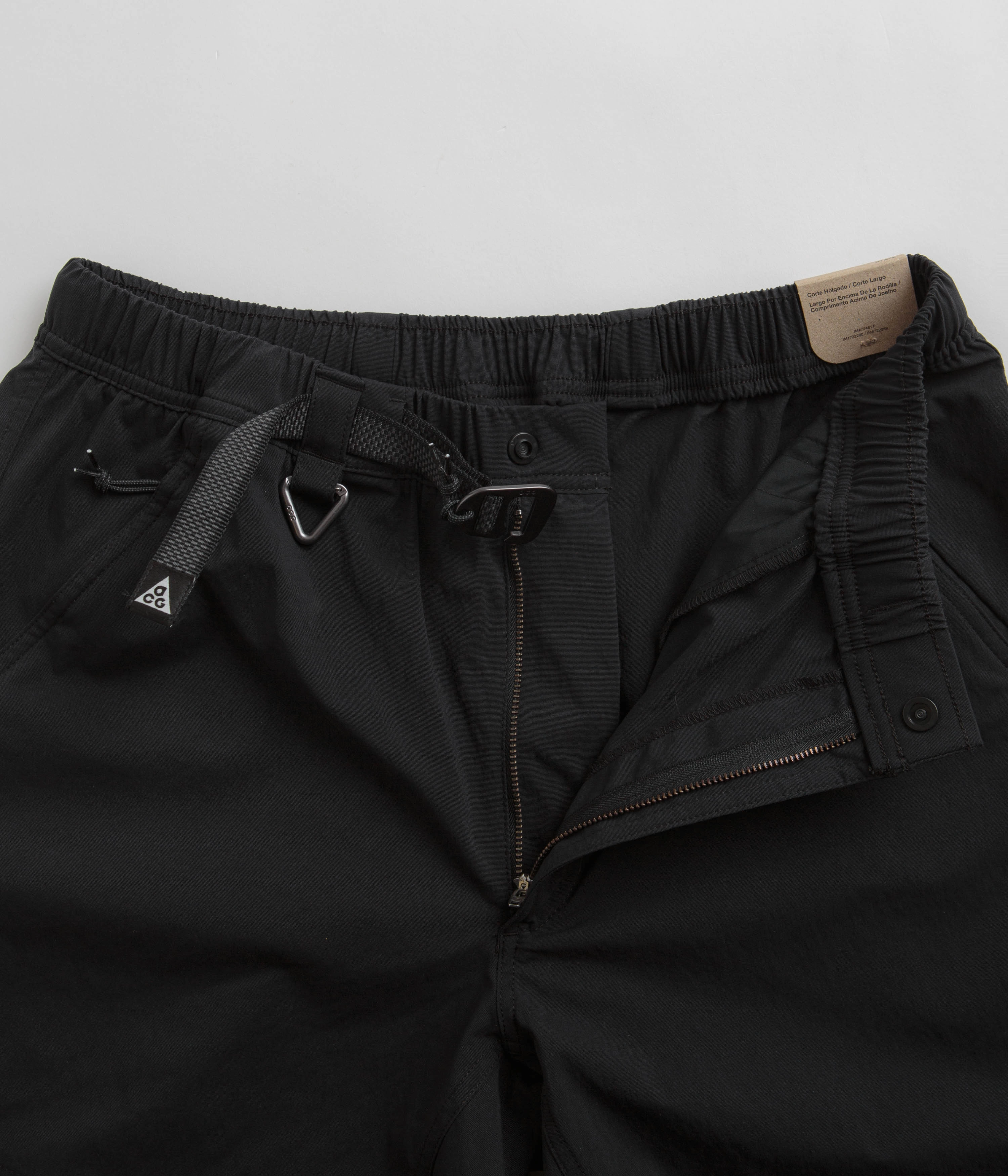 Nike ACG Hiking Shorts - Black / Anthracite / Summit White Compression Support Layer surfing attire