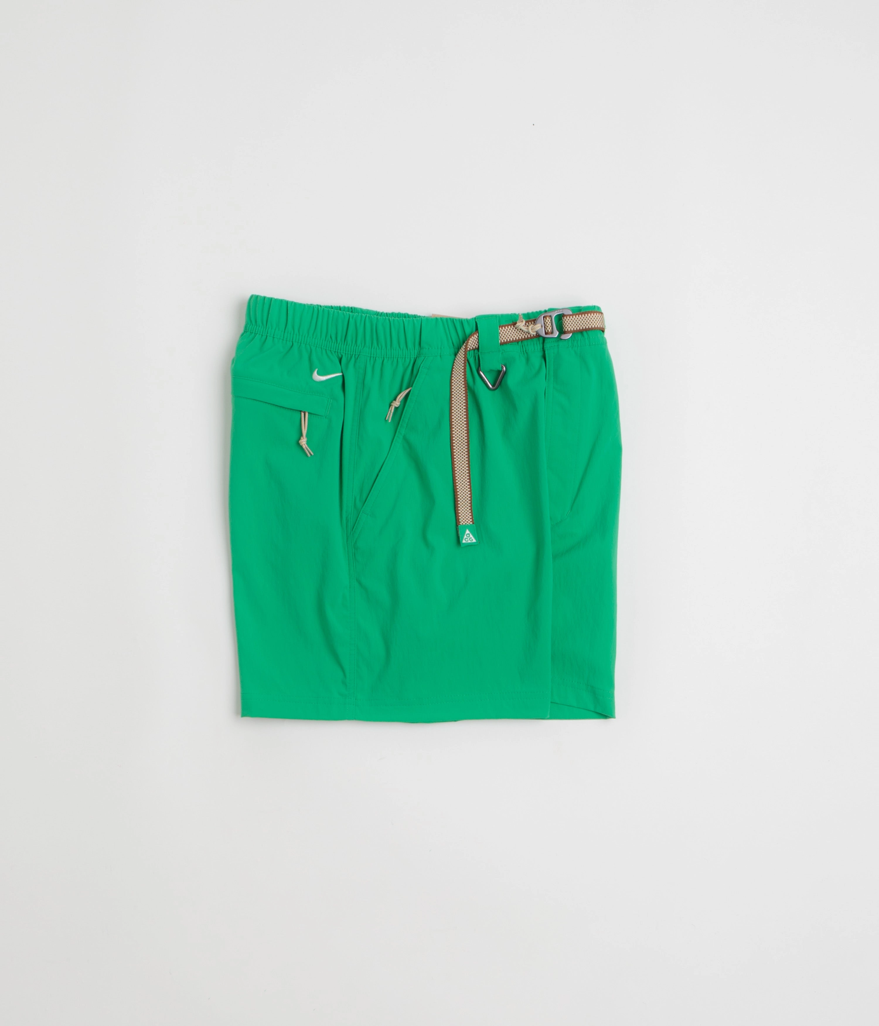 All Purpose Wear Body Friendly Nike ACG Hiking Shorts - Stadium Green / Summit White