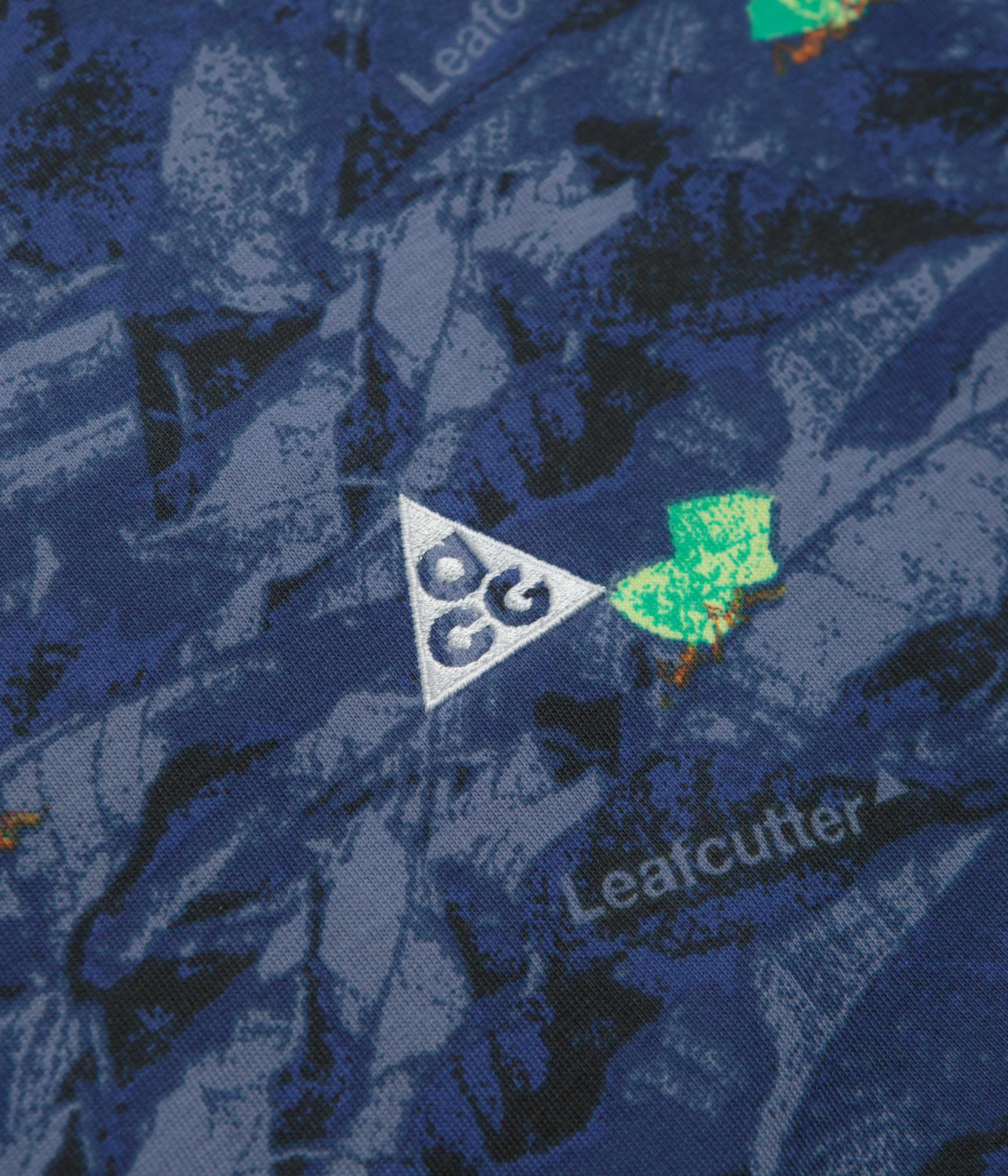 UV Protective Fabric Nike ACG Leafcutter T-Shirt - Midnight Navy