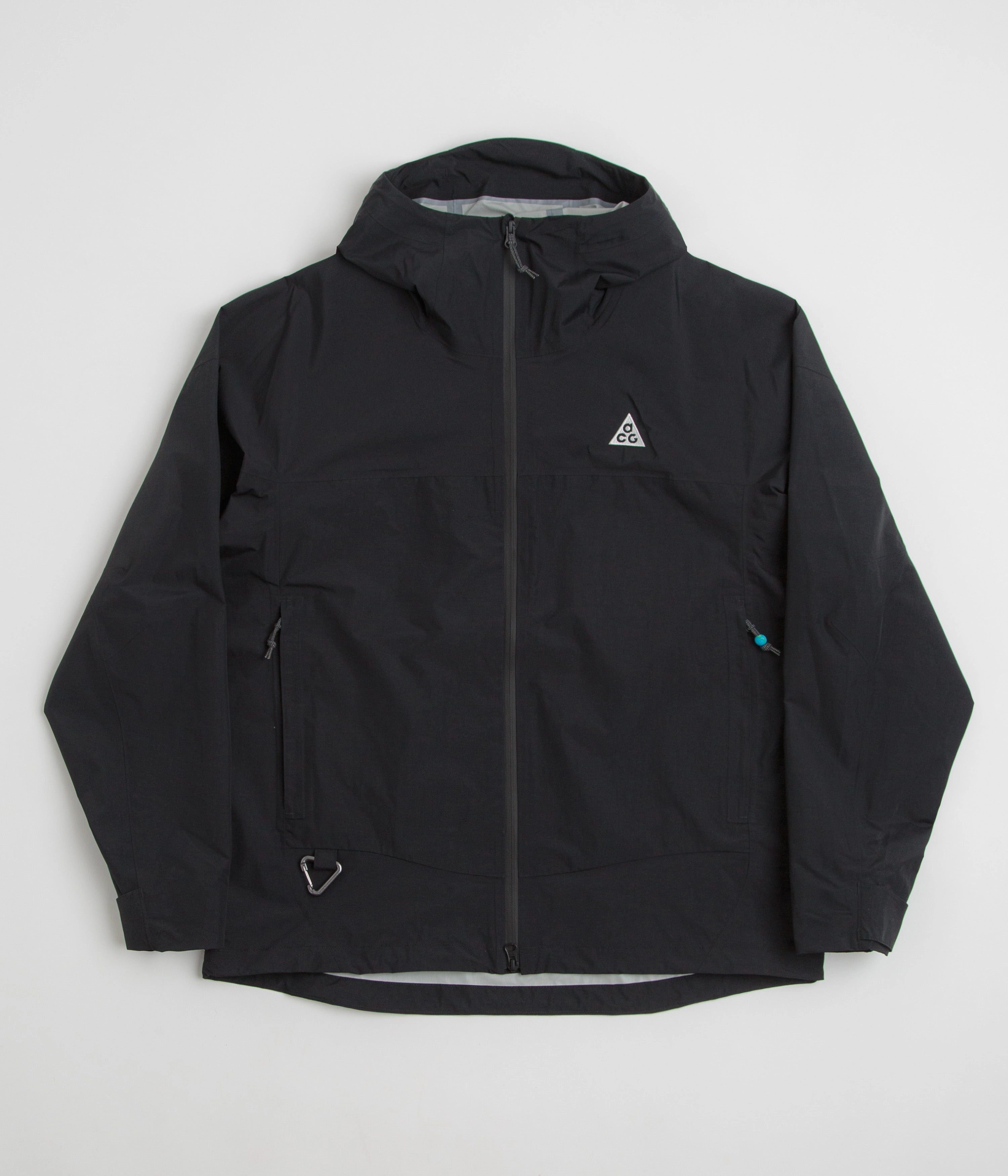 Lightweight insulation TearResistant Reinforcements Nike ACG Morpho Rain Jacket - Black / Black / Summit White