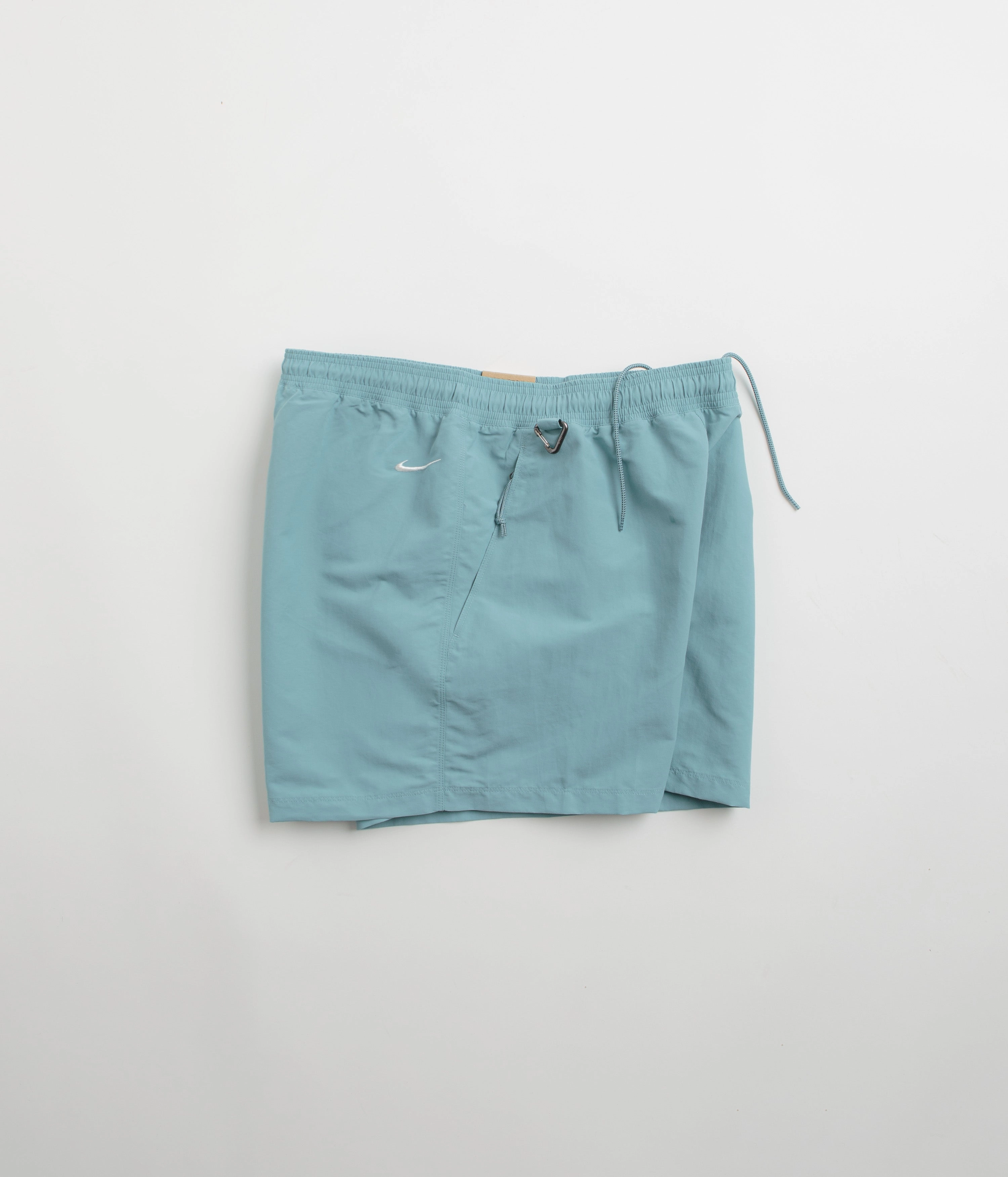 Nike ACG Reservoir Goat Shorts - Denim Turquoise / University Red / Summit White Smooth Texture Impact Absorbing Padding