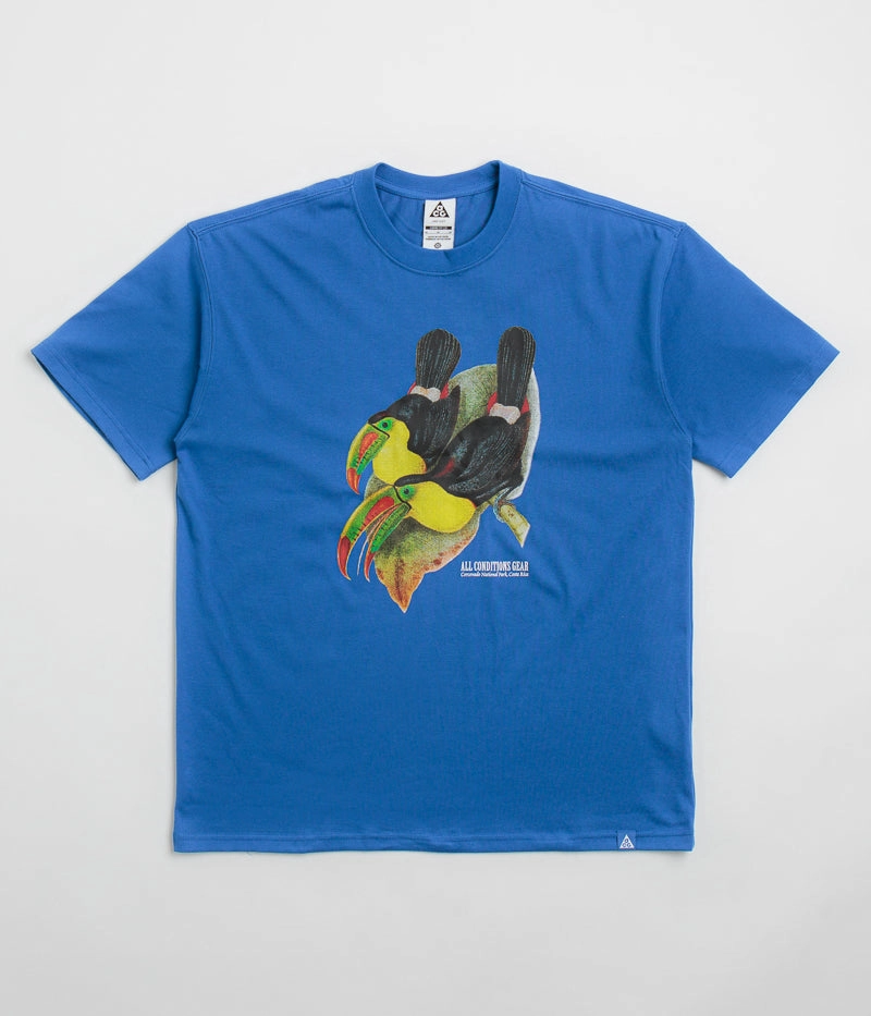 Multi Panel Structure Nike ACG Toucan T-Shirt - Game Royal