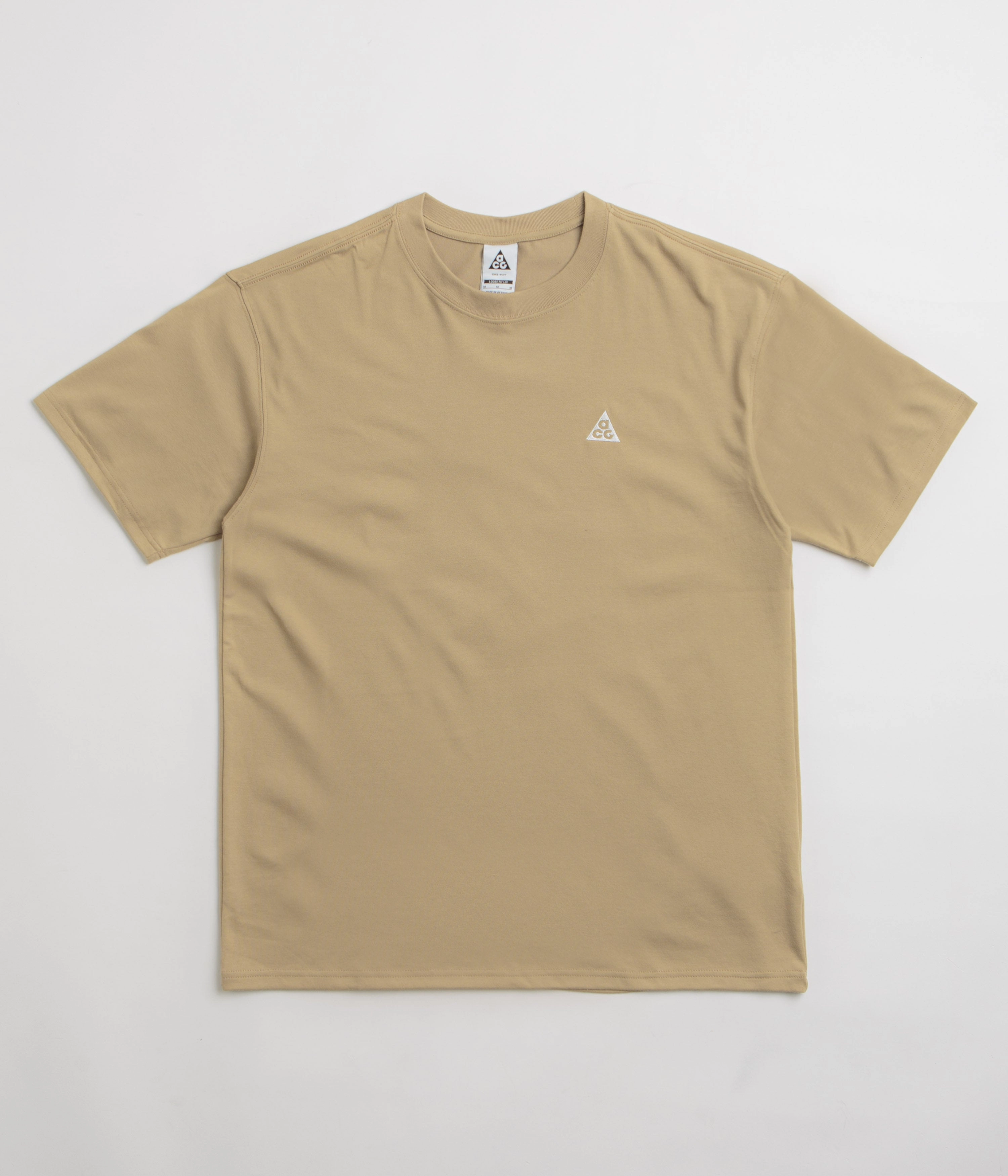Nike ACG Tri Logo T-Shirt - Parachute Beige Odor Resistant Treatment Spring Wear