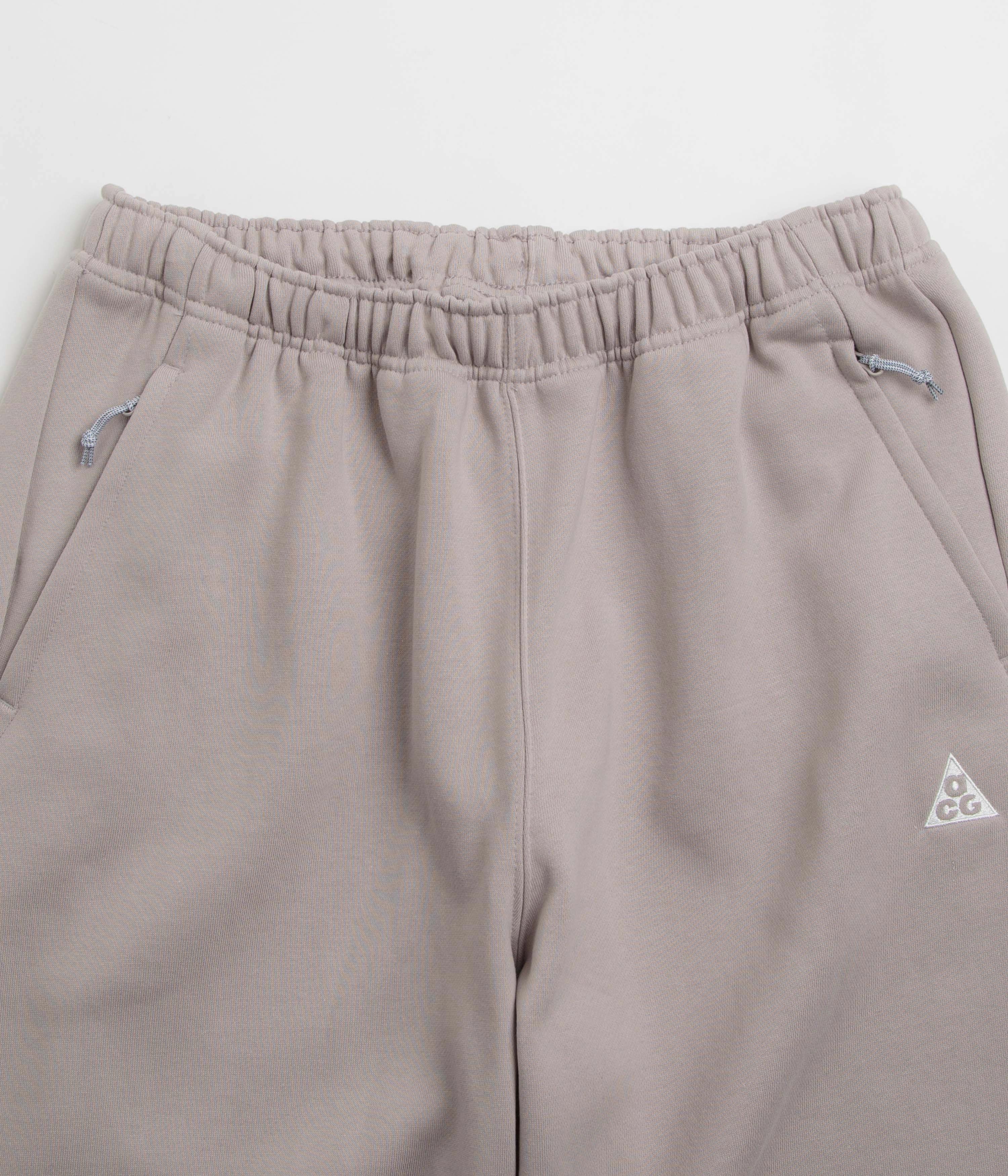 Nike ACG Triangle Fleece Pants - College Grey / Summit White Lightweight Construction