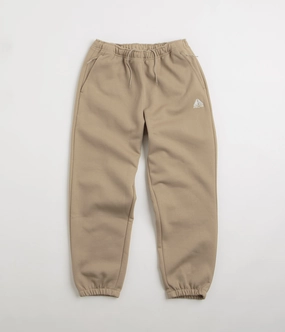 Nike ACG Tuff Fleece Lungs Pants - Khaki / Light Iron Ore / Summit White Tough Wear SoftCottonBlend
