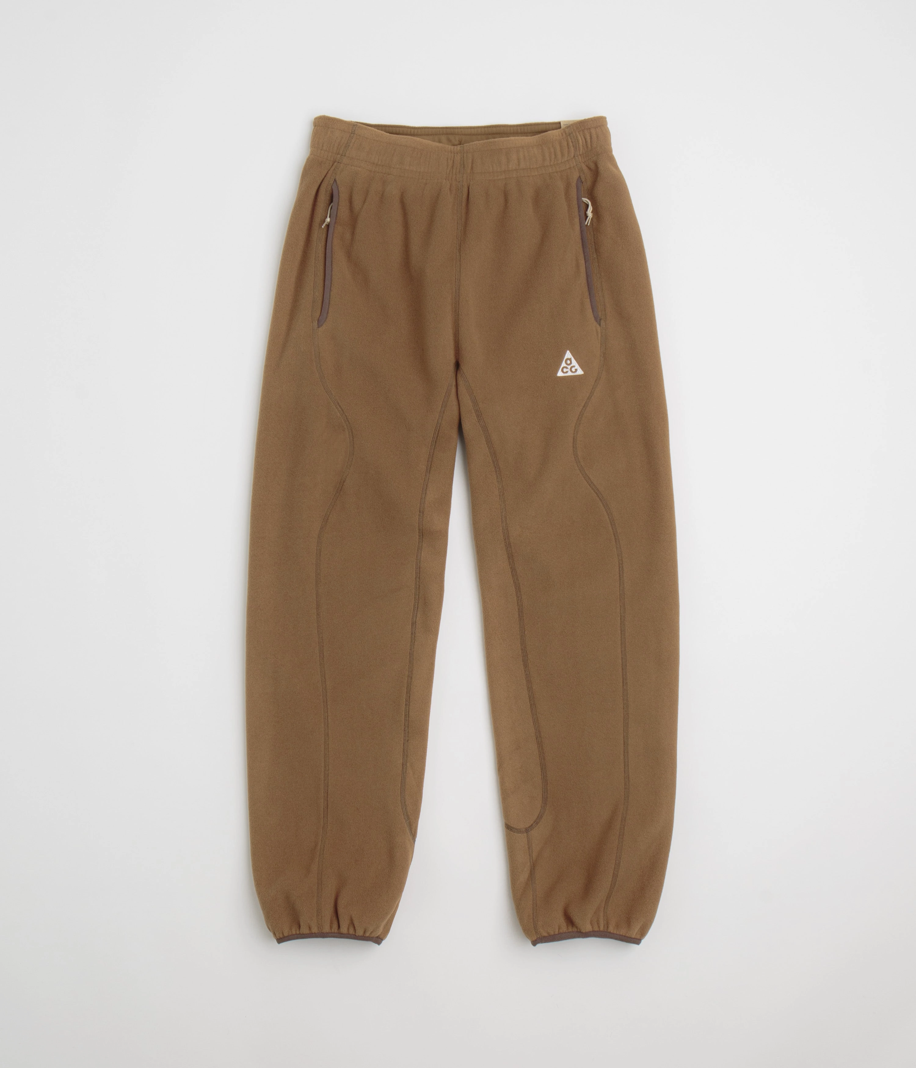 Flexible Knee Articulation Nike ACG Wolf Tree Pants - Mosswood Brown / Summit White